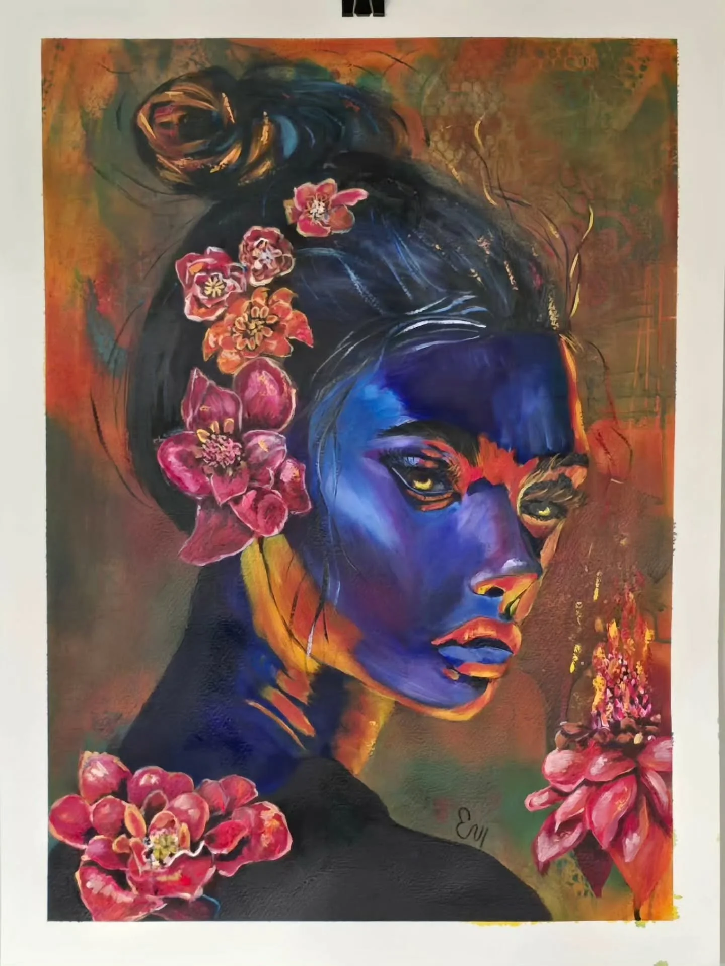 When I paint, I love wondering&hellip; who is this painting for?
⠀
I can&rsquo;t wait for the moment when our paths cross, when I get to hear how they found their painting and what they see in it.
⠀
My paintings are stories, my own, and at the same t