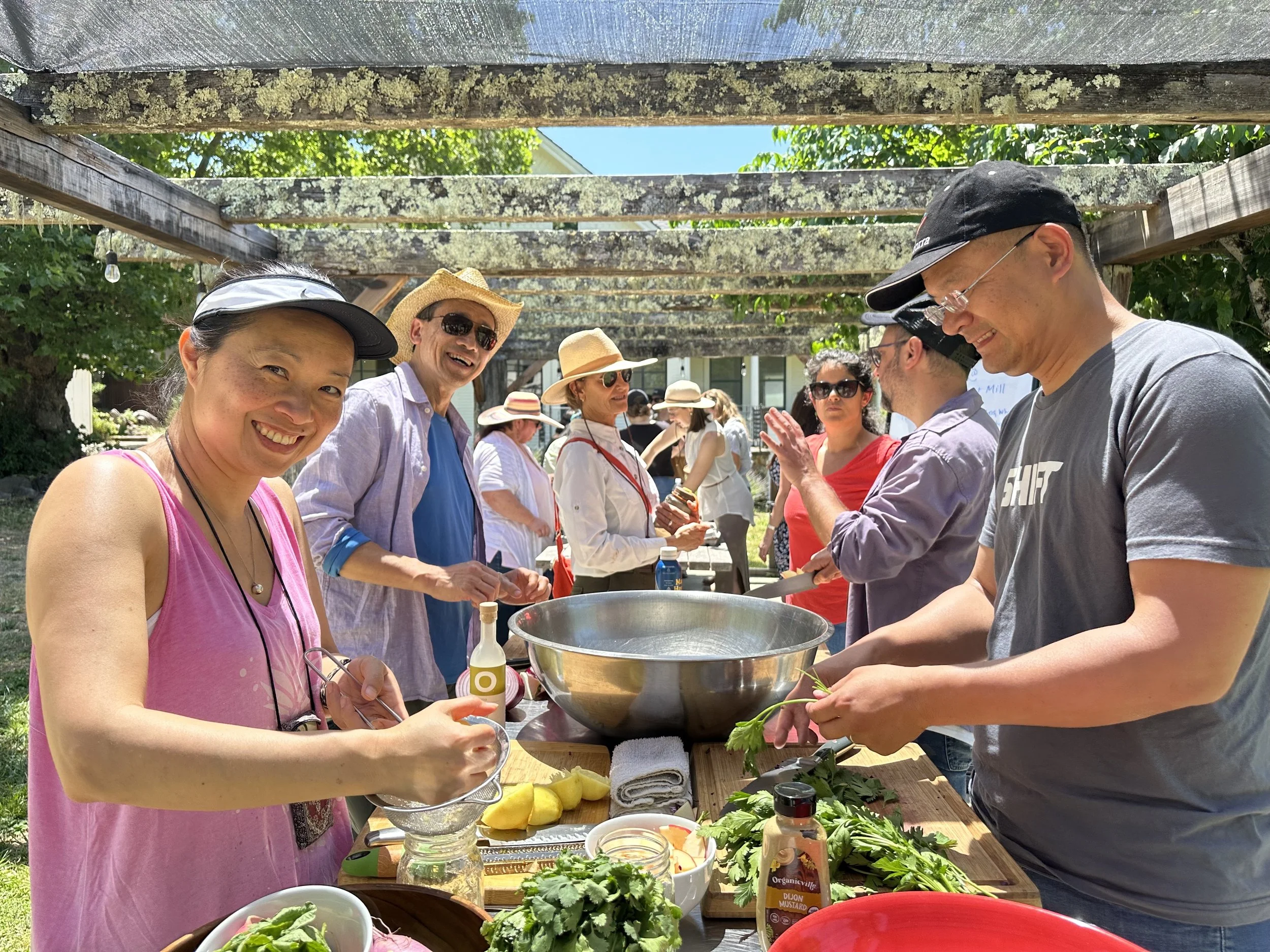 San Francisco Unified School District Nutrition staff at a Climate Farm School workshop.