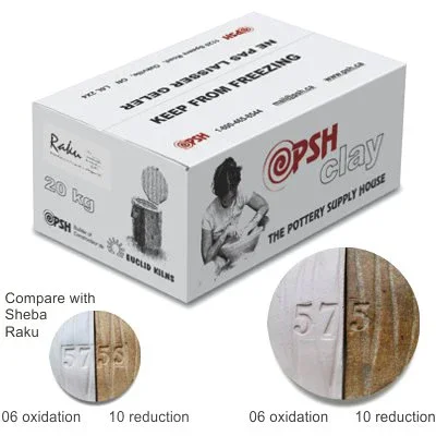 PSH Raku - Grès Raku Grog - Cône 9