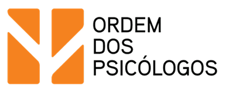 Logotipo do Ordem dos Psicólogos no Brasil com símbolo em laranja e preto