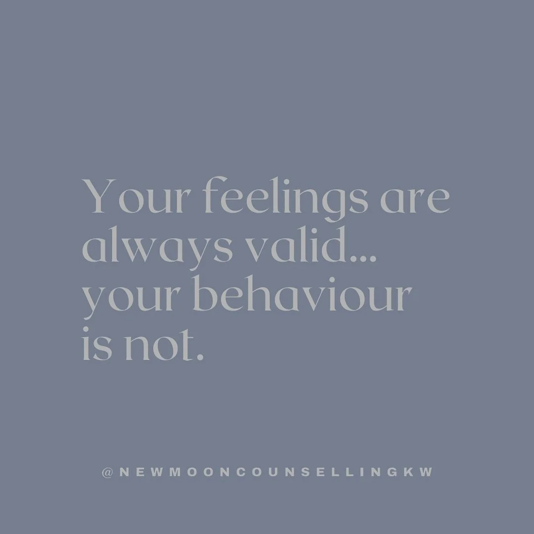 Your emotions are valid, and it&rsquo;s important for us to feel how we feel&hellip; but we need to be accountable to how we behave when we are feeling those emotions. 

🩷
__________________
#newmooncounselling

#emotions #feelings #yourfeelingsarev
