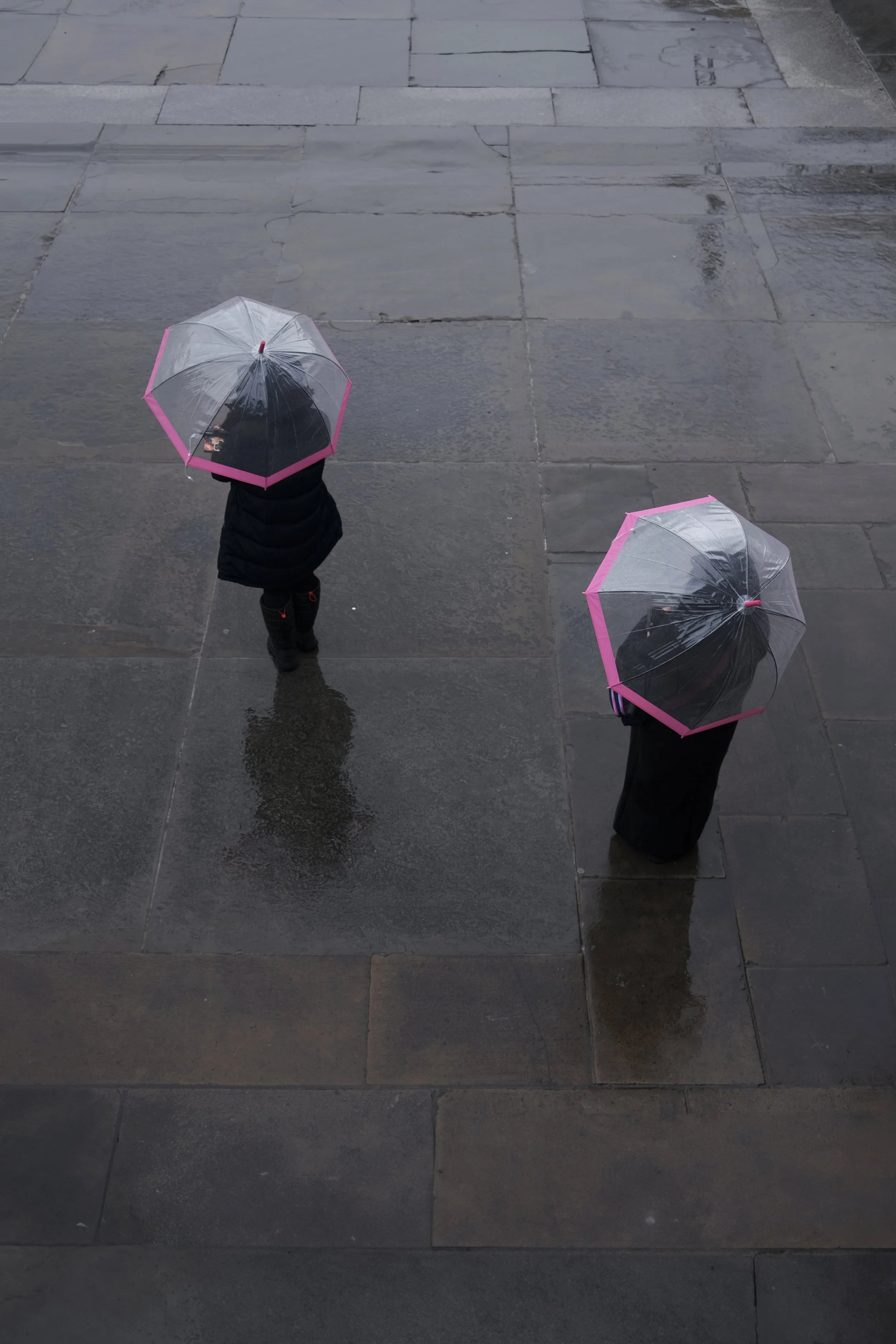 Trafalgar Square Rain