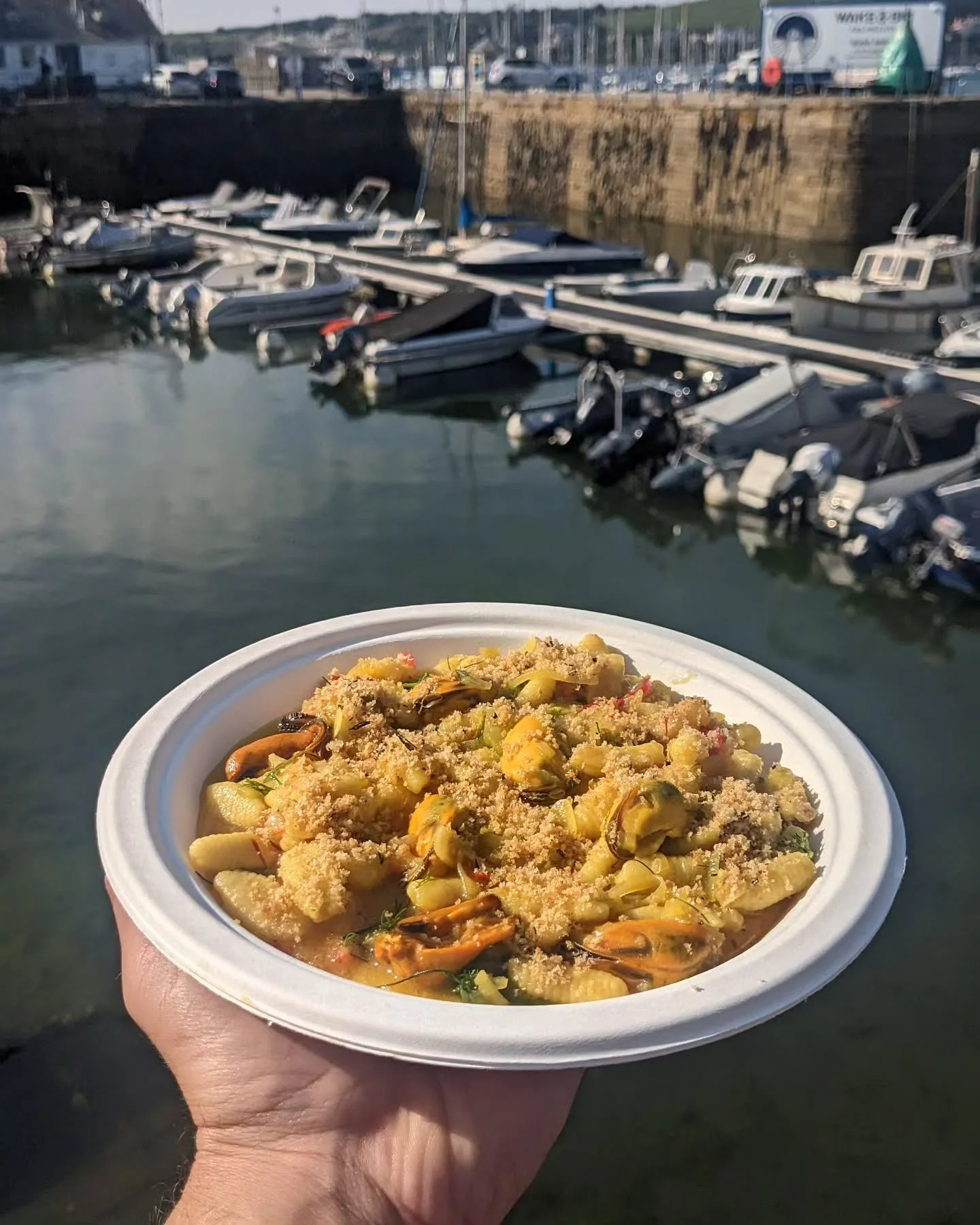 Fal mussel, fennel and saffron cavatelli pasta with pan grittata - on this week!

Got some lovely wild harvested Fal mussels in at the moment. We steam them open with wine and add saffron to the liquor. Shallots, fennel, chilli and garlic are sweated