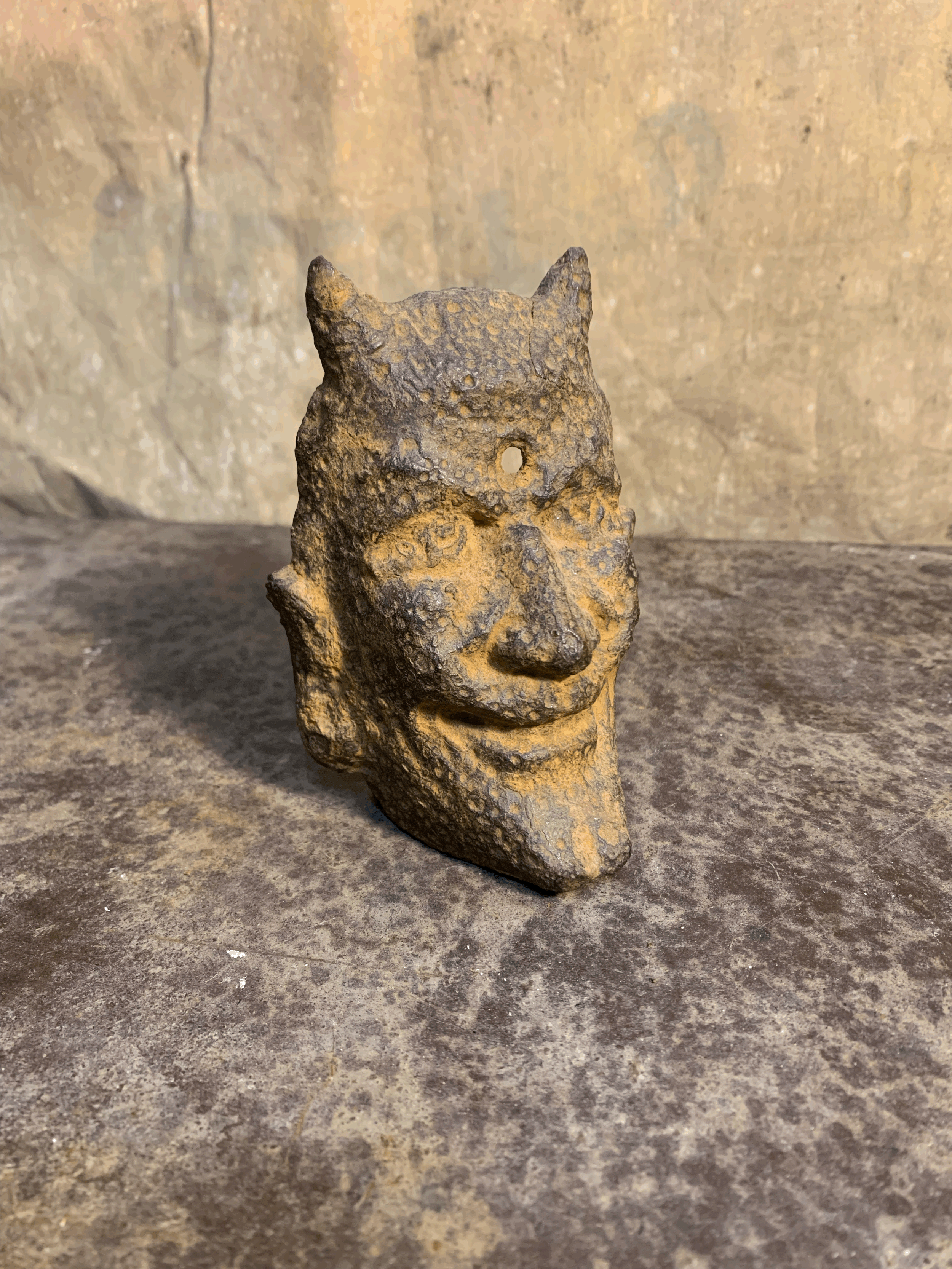 Rusty Devil Face
