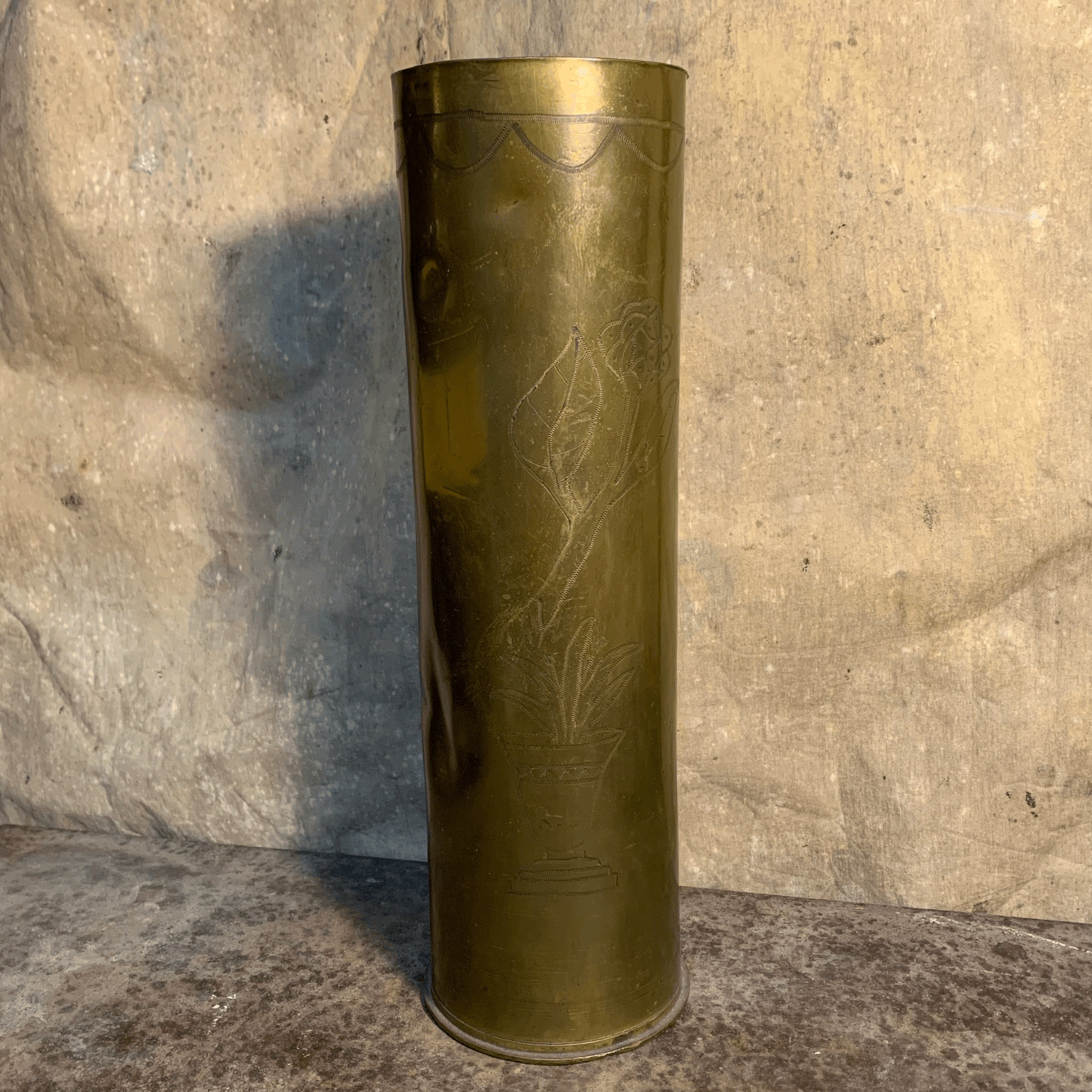 Amateur Trench Art Shell