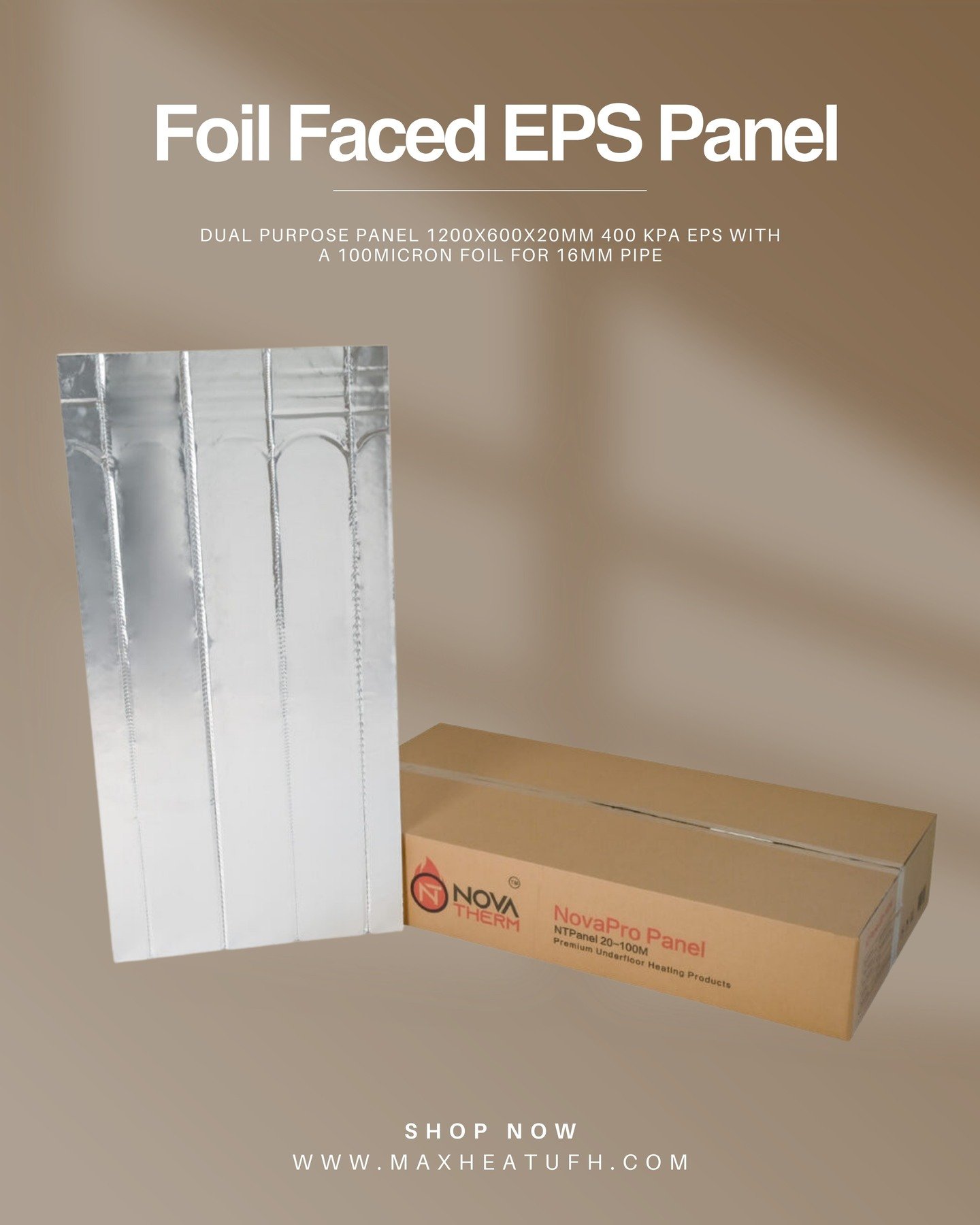 🔥 Foil-Faced EPS Overlay Boards &ndash; In Stock Now! 🔥

🛠️ High-quality insulation for underfloor heating
♨️ Improves heat efficiency &amp; reduces energy costs
🛡️ Strong, lightweight &amp; easy to install
🚚 Next-day delivery available
📲 Buy n