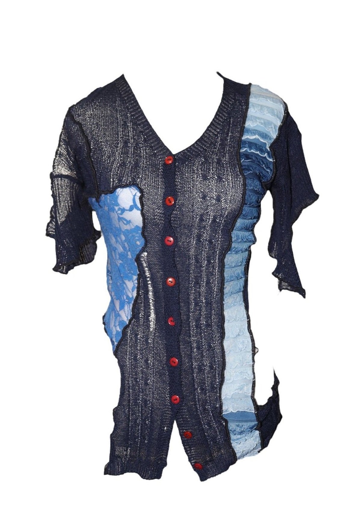 Distressed Lace Shirt