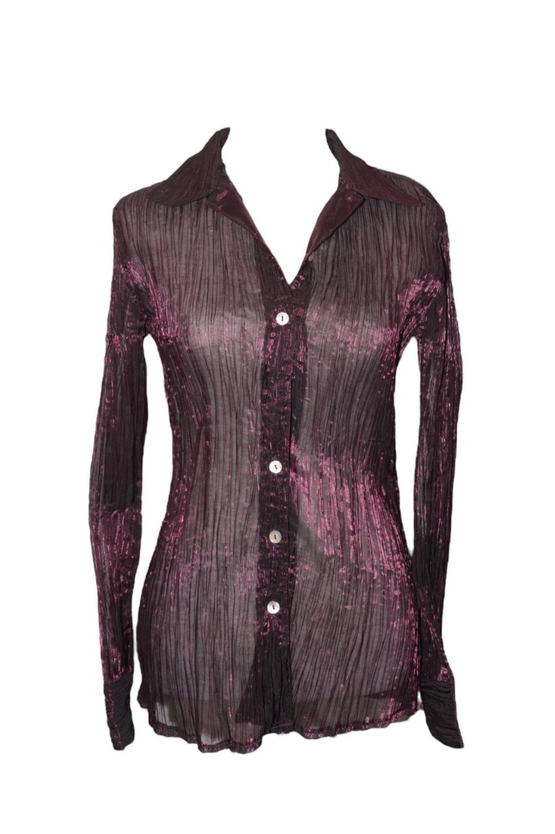 Iridescent Button Up Shirt