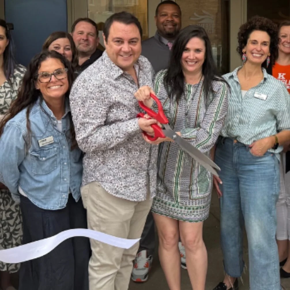 We were elated to participate in a @traverseconnect ribbon cutting ceremony today for @stclairbutterflyfoundation. Great things are on deck for this northern Michigan-based nonprofit client of ours. We are honored to support their amazing work.