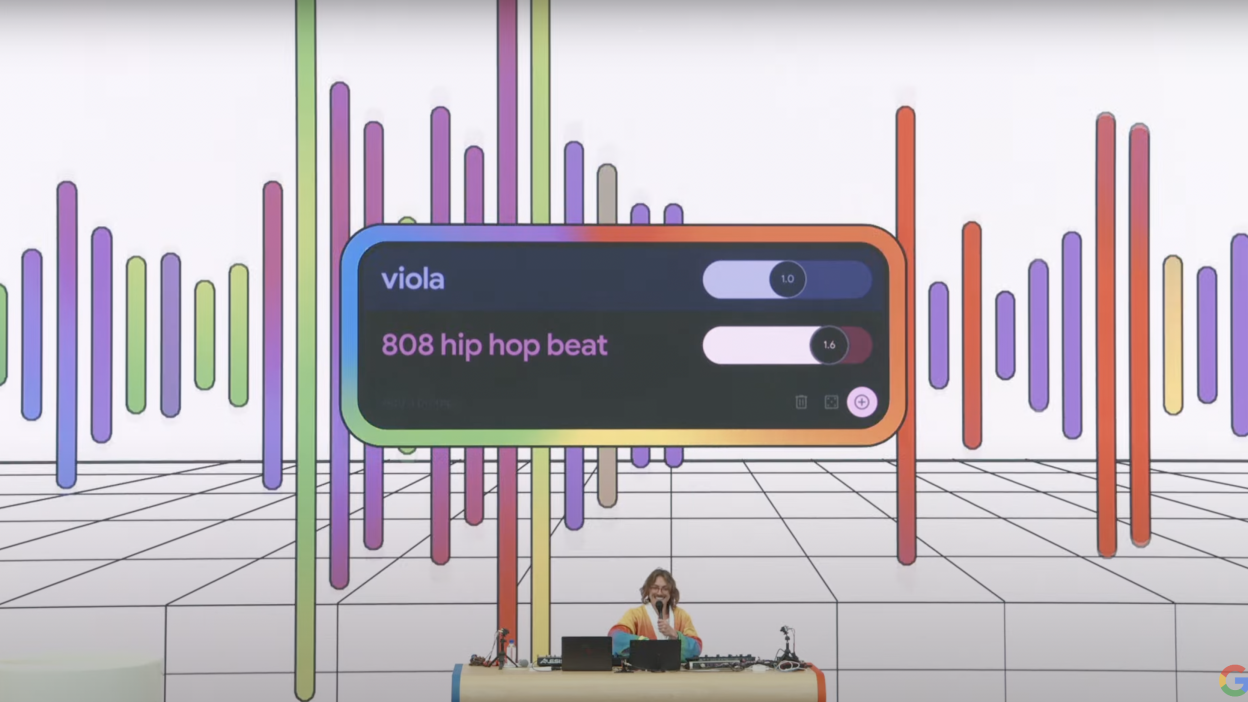 Google I/O live music remix Marc Rebillet