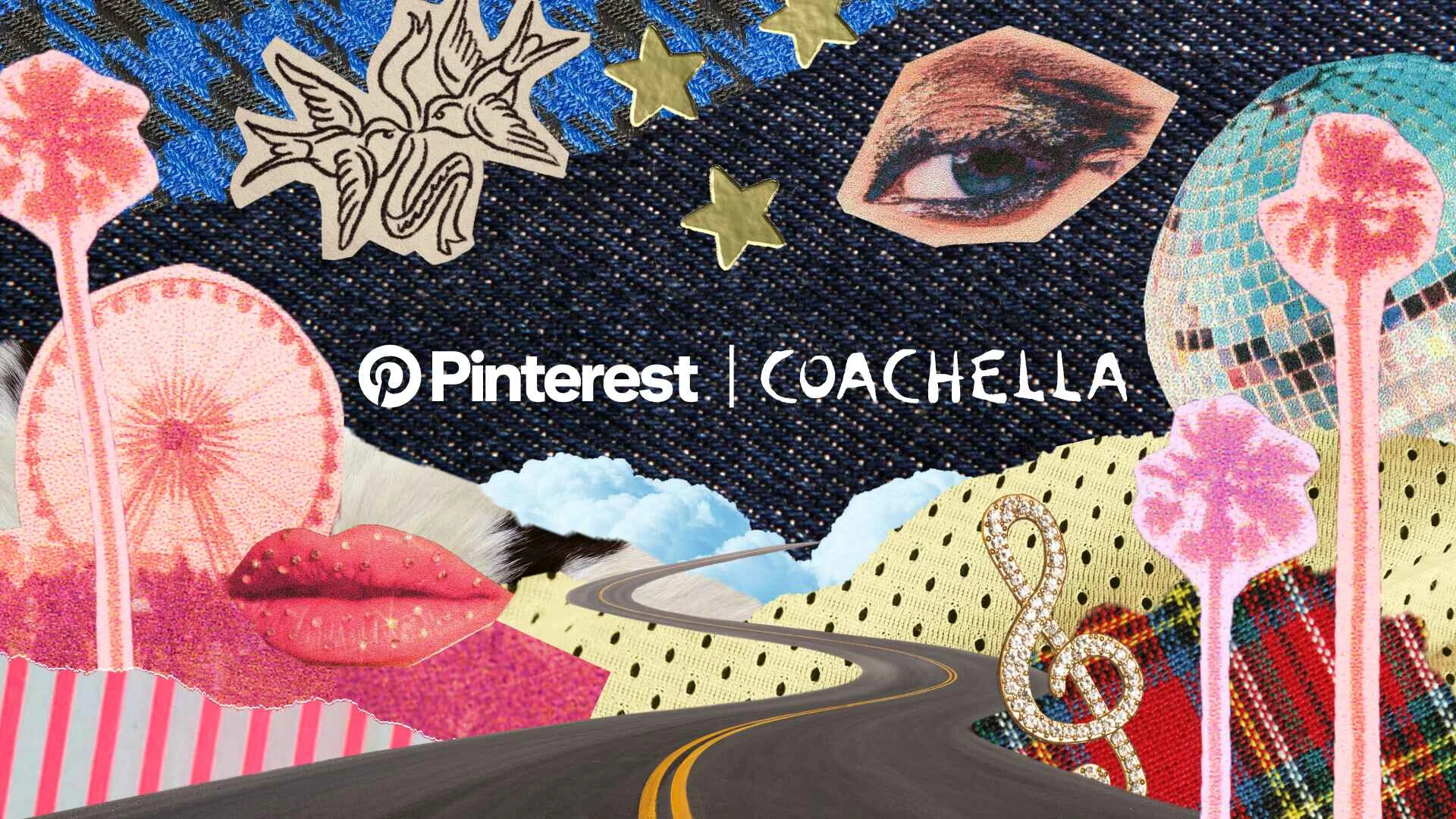 Pinterest Coachella search trend aesthetics installation