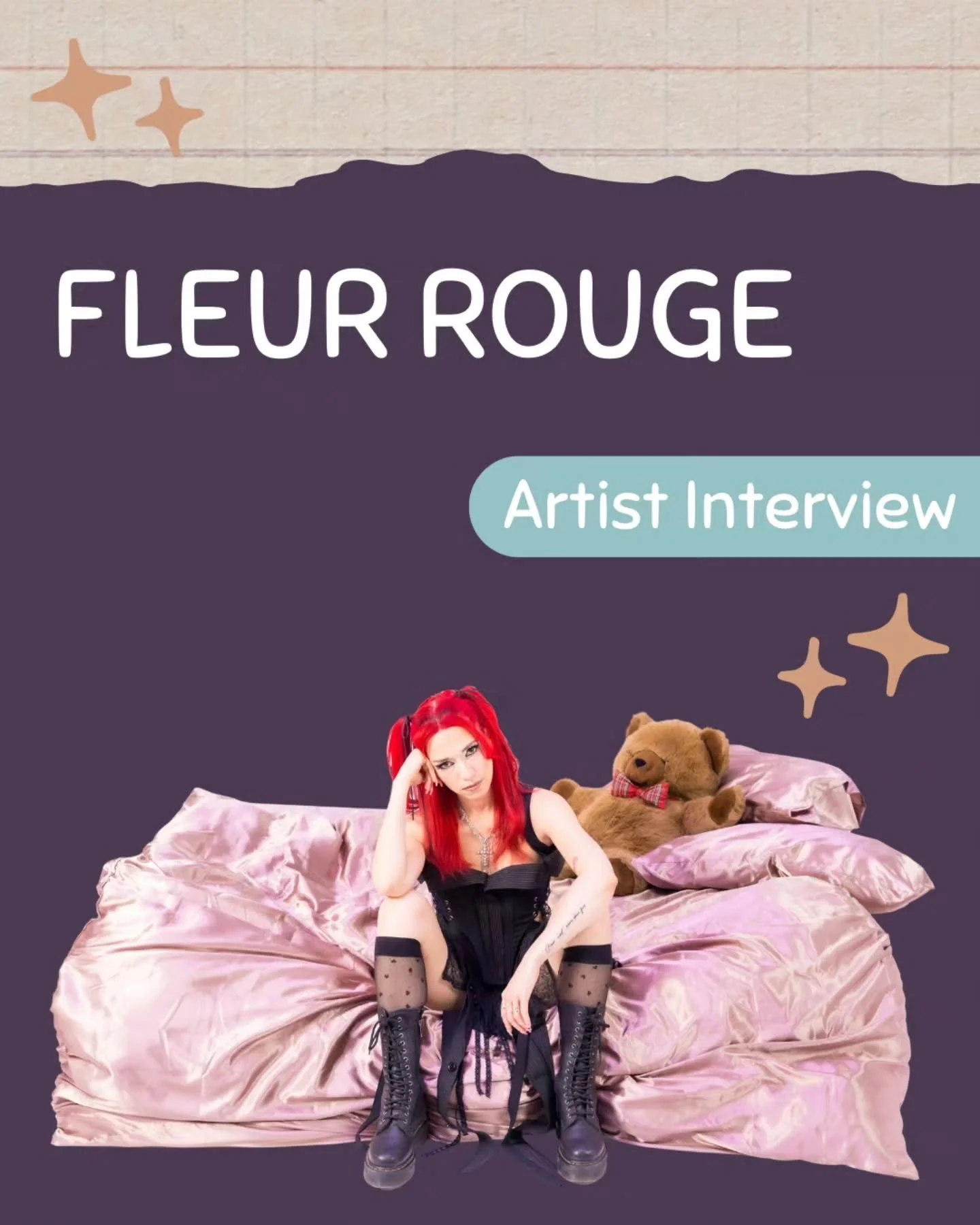 🎶 Catharsis, confusion and navigating your teenage years: FLEUR ROUGE discusses her latest single, &lsquo;Homesick&rsquo;.

💿 On July 25th, the London-born and French-raised FLEUR ROUGE - known for her unapologetic femme-fatale anthems and technico