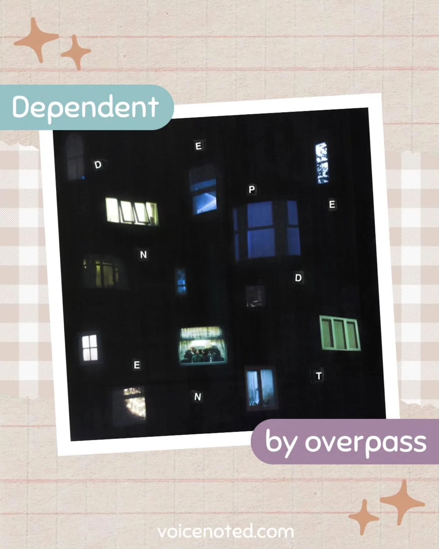 🎶 The voices progressing the UK indie scene: A review of overpass&rsquo; second EP, &lsquo;Dependent'.

💿 Birmingham indie band overpass have been in demand supporting musical artists all over the UK lately and it&rsquo;s no wonder; their contagiou