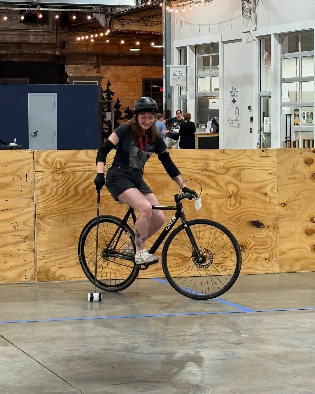 Emma slaying in the coaches game