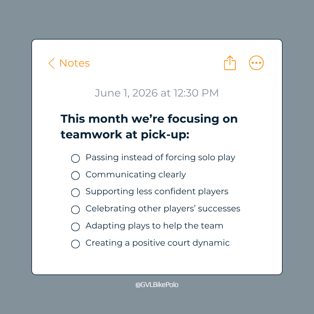 June – Bike Polo Teamwork
