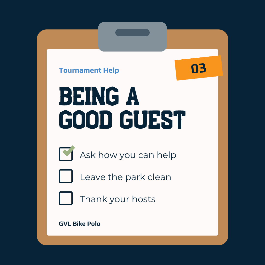 How to Be a Good Guest at a Tournament You’re Not Organizing