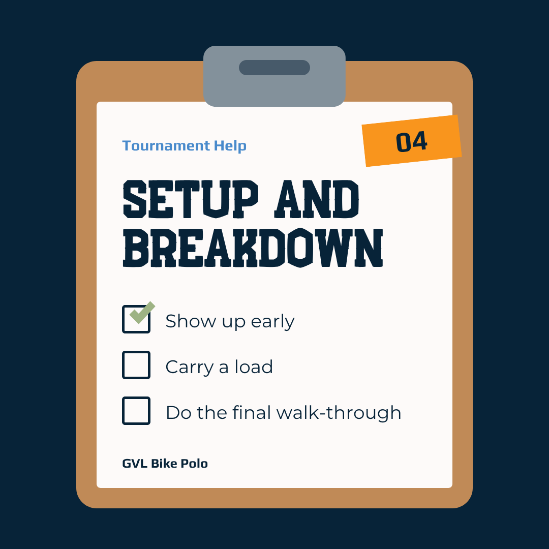 The Start and End of Every Tournament: Court Setup and Breakdown