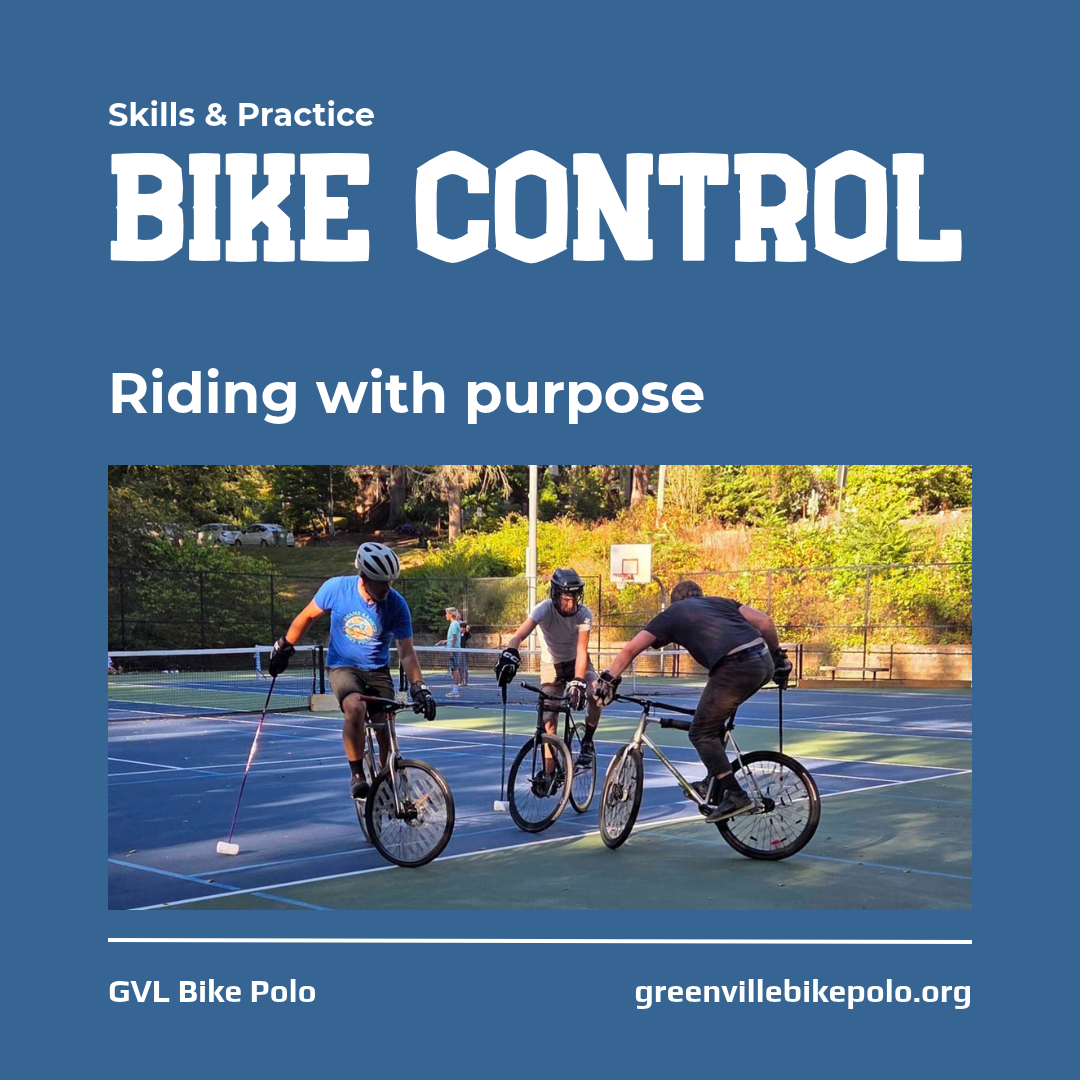 Bike Control: Riding Slower Than You Ever Have