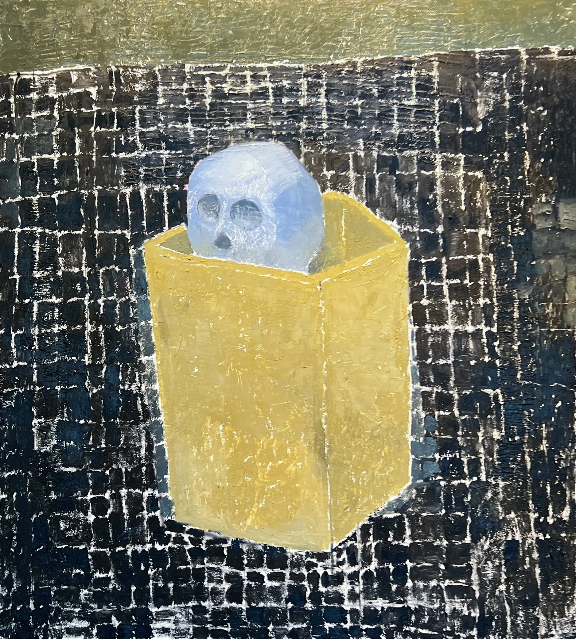 Fidalis Buehler | Bone Box, 2025 | oil on panel | 40 x 36 in. | $5,500
