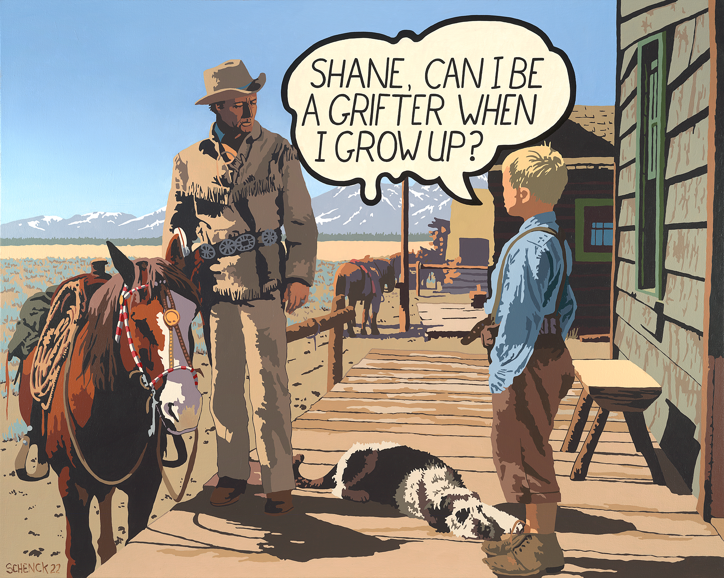 Billy Schenck, 'Shane,' 2022