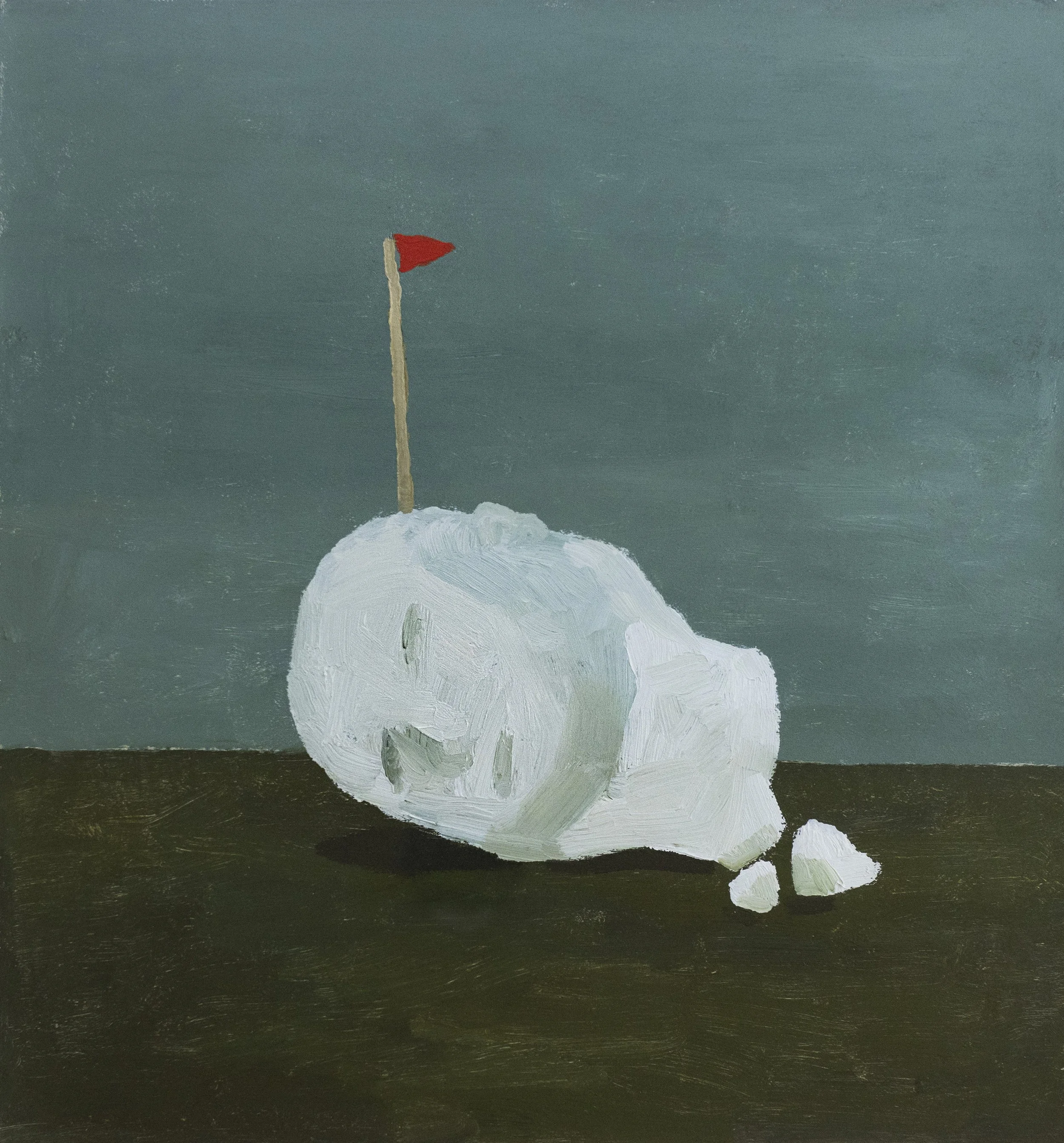 Fidalis Buehler | Old Fathers, 2021 | oil on paper | 16 x 15 in. | $1,300