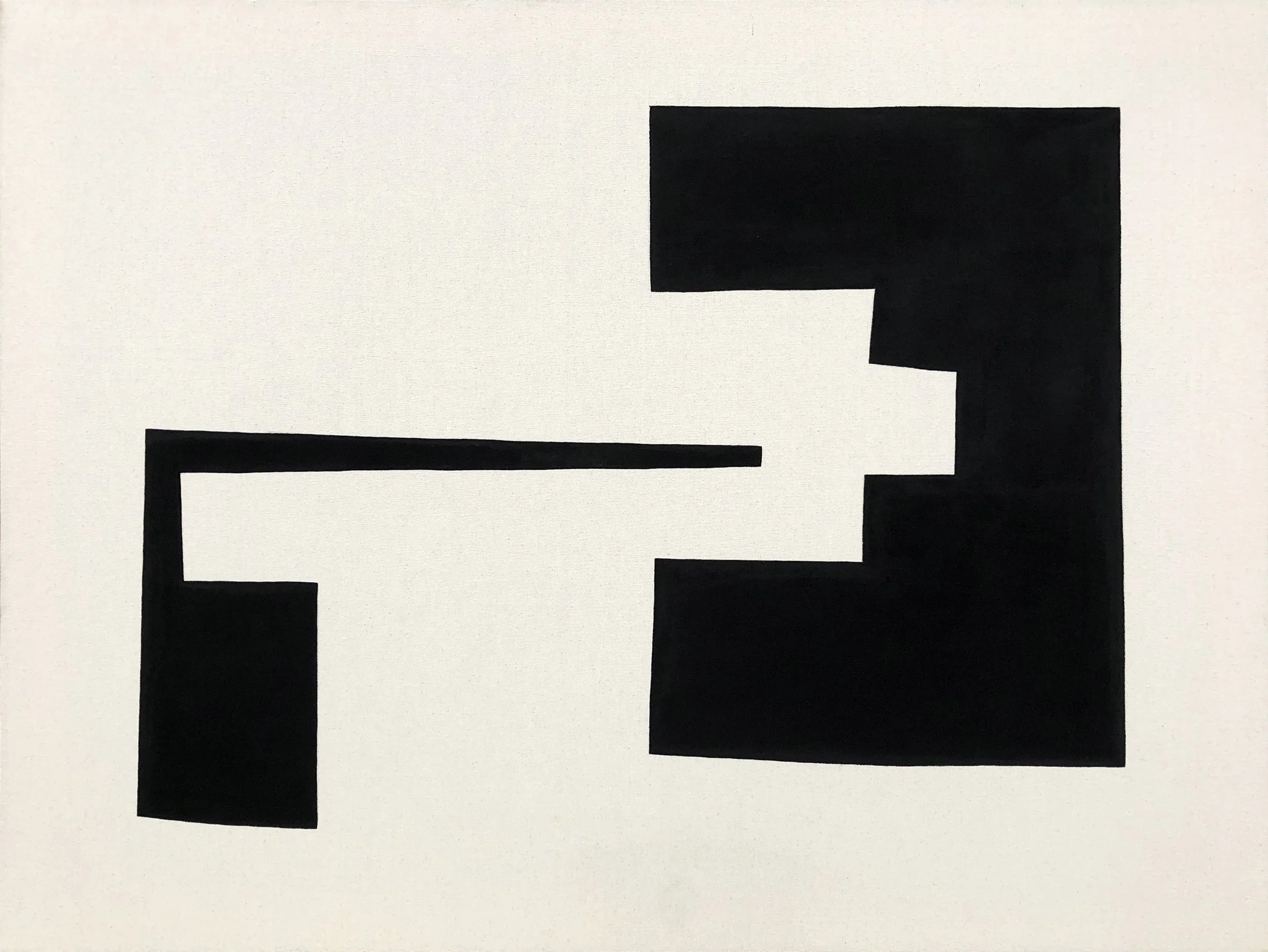 Shalee Cooper, 'West,' 2018, gesso on raw canvas, 36 x 48 in., $4,000