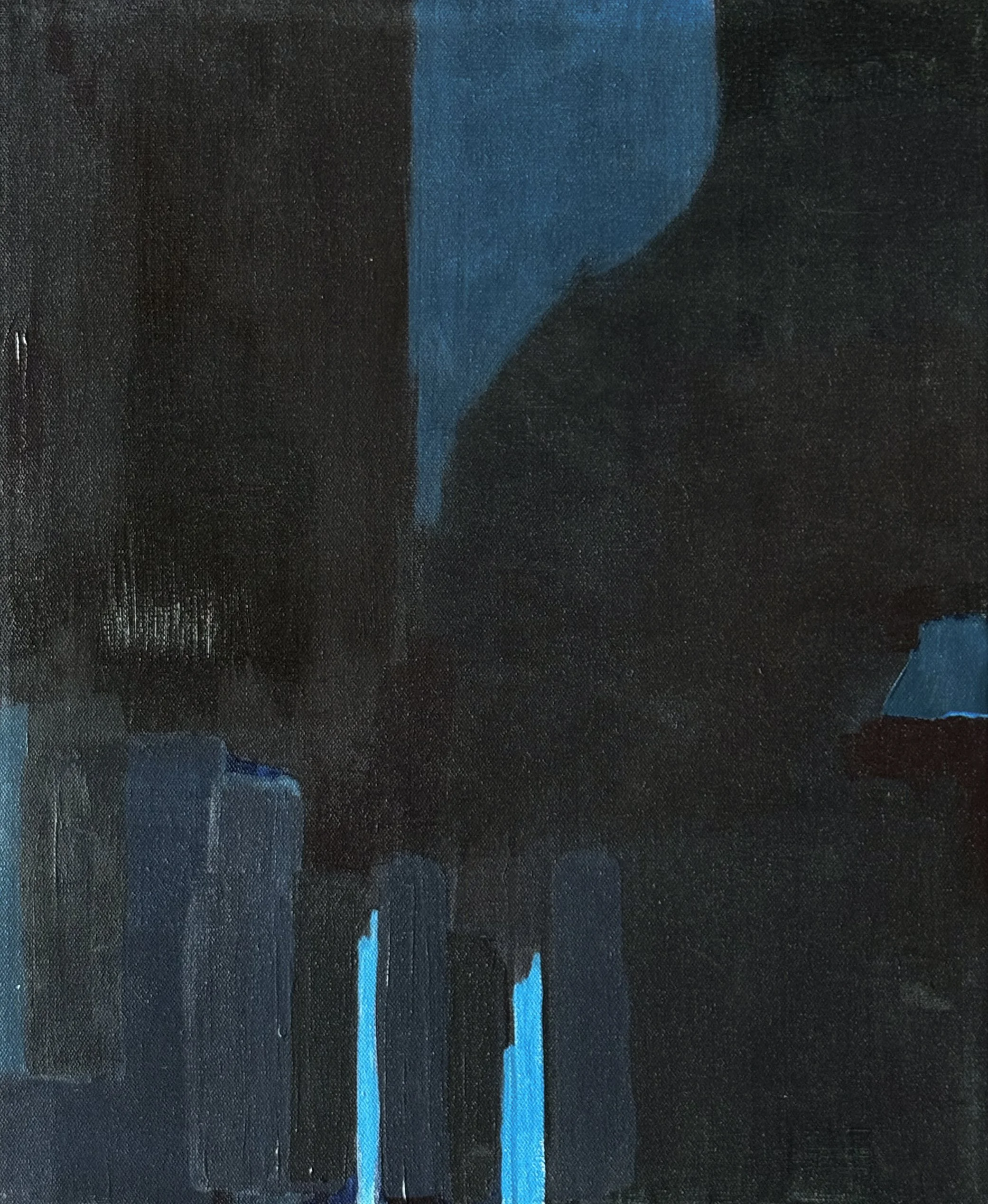 Ludivine Gérard | Dérive de Rouge No. 2, 2023-26 | acrylic on canvas | 20 × 16 in. | $1,000