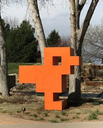 Mike Whiting | Birdie, 2008 | steel and
automotive paint | 96 x 96 x 41 in. | $50,000