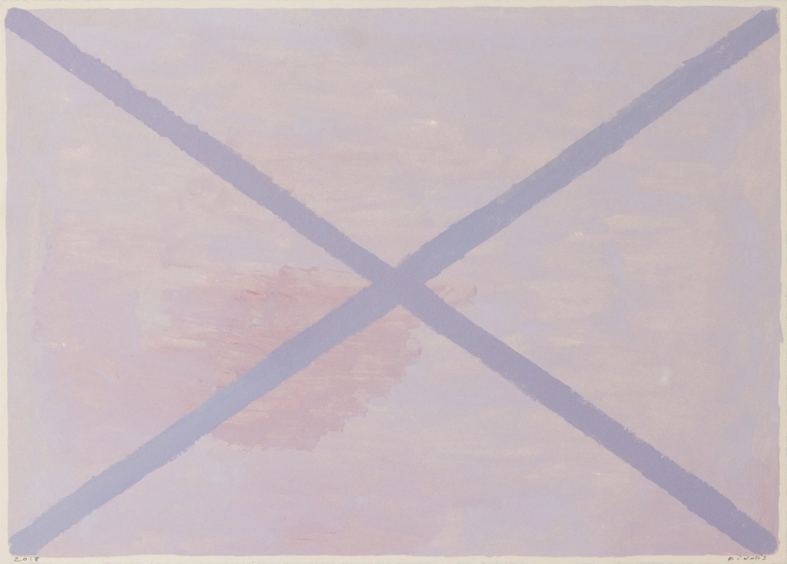 Fidalis Buehler | Signal Flag II, 2018 | oil on paper | 9.5 x 13.5 in. | $1,000
