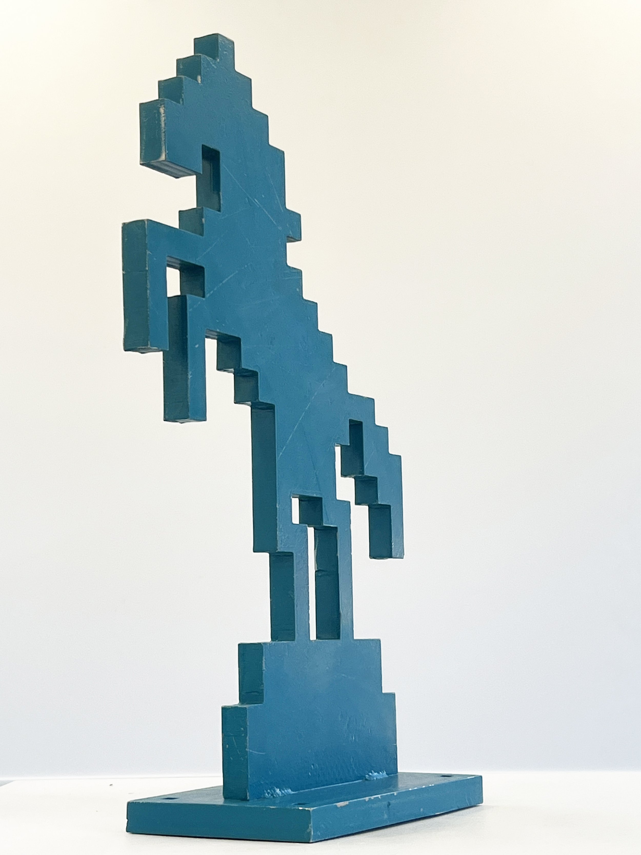 Mike Whiting | Mustang for Luis, 2026 | automotive paint, steel | 39 × 24 × 10.5 in. | $8,000