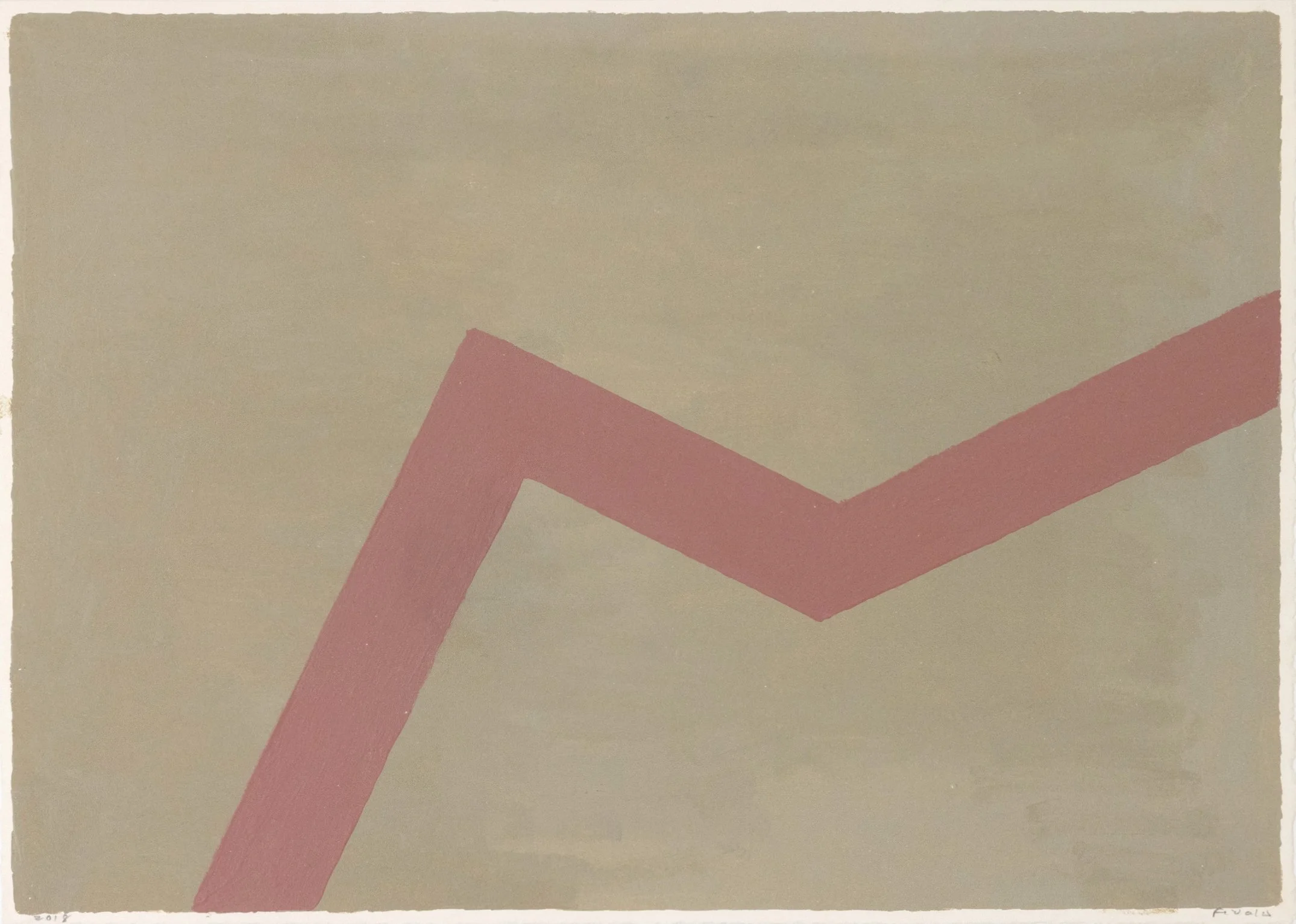 Fidalis Buehler | Trending Upward, 2018 | oil on paper | 9.5 x 13.5 in. | $1,000