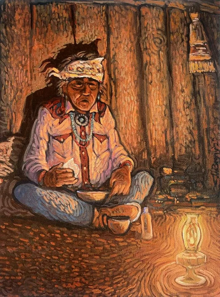 Feeding Medicine Man