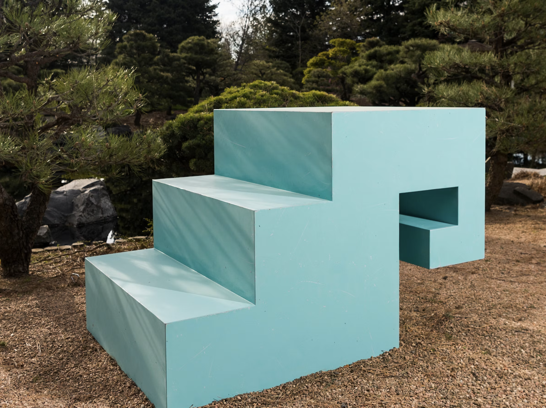 Mike Whiting | Wave, 2018 | steel, automotive paint | 42 x 63 x 42 in. | $38,000