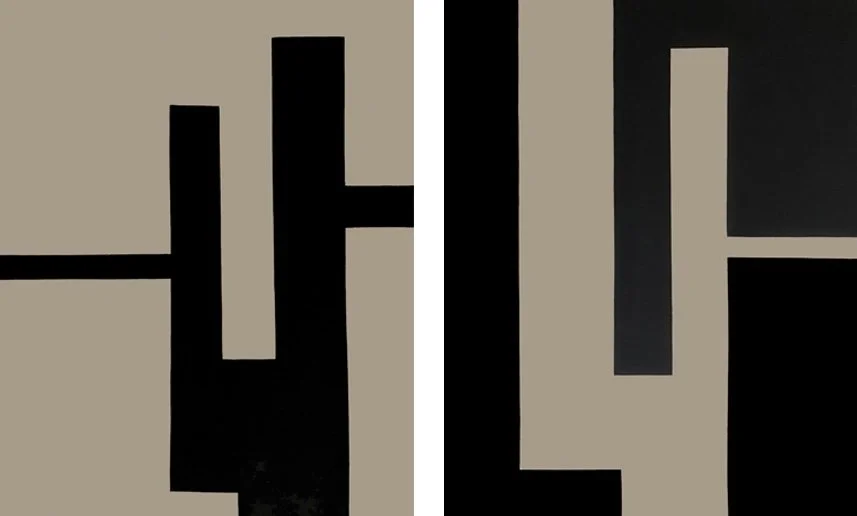 Shalee Cooper | City + Desertscapes, 2021 | gesso on raw canvas | 60 x 96 in. (variable) | $11,000