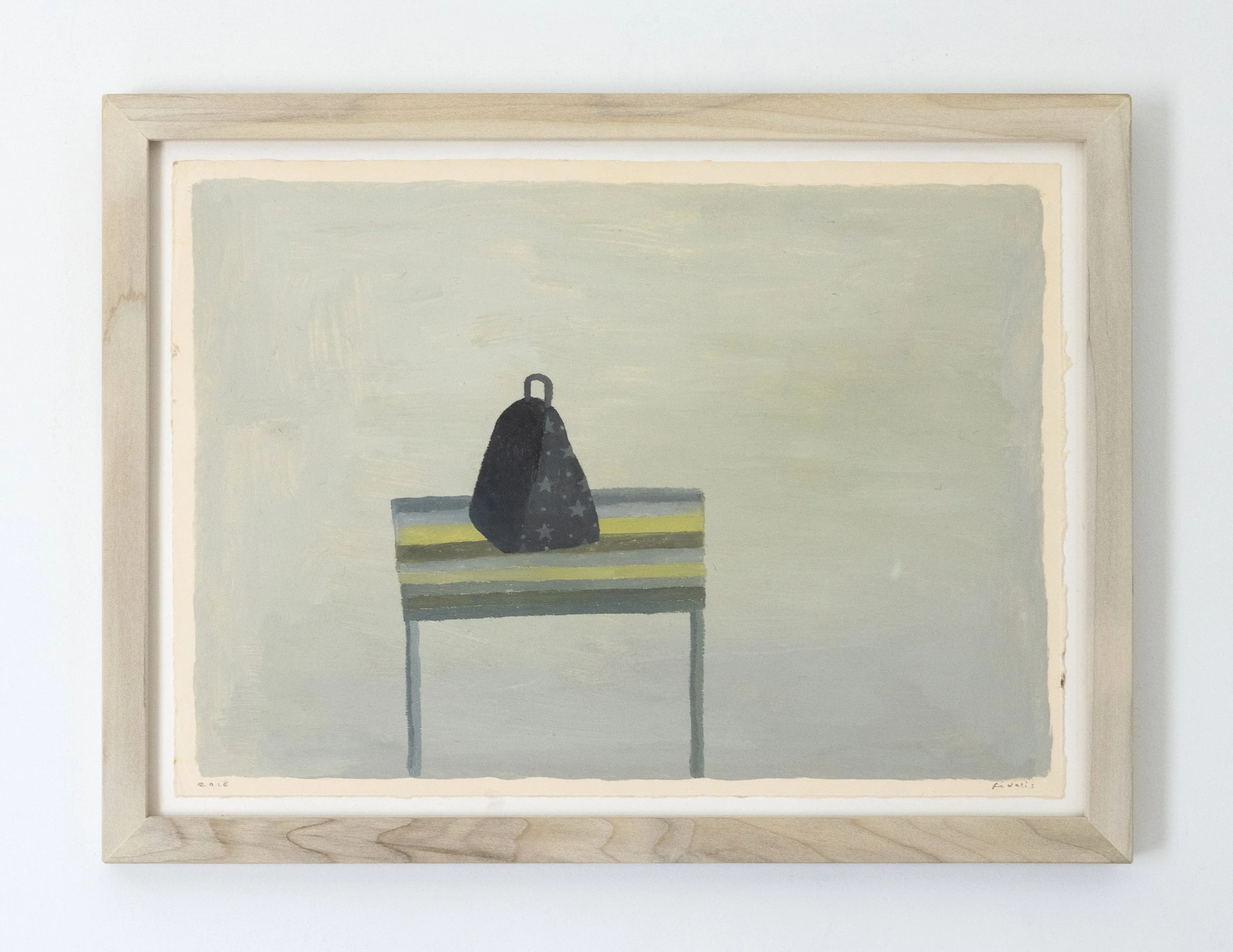 Fidalis Buehler | Hand Bag, 2018 | oil on paper | 9.5 x 13.5 in. | $1,000