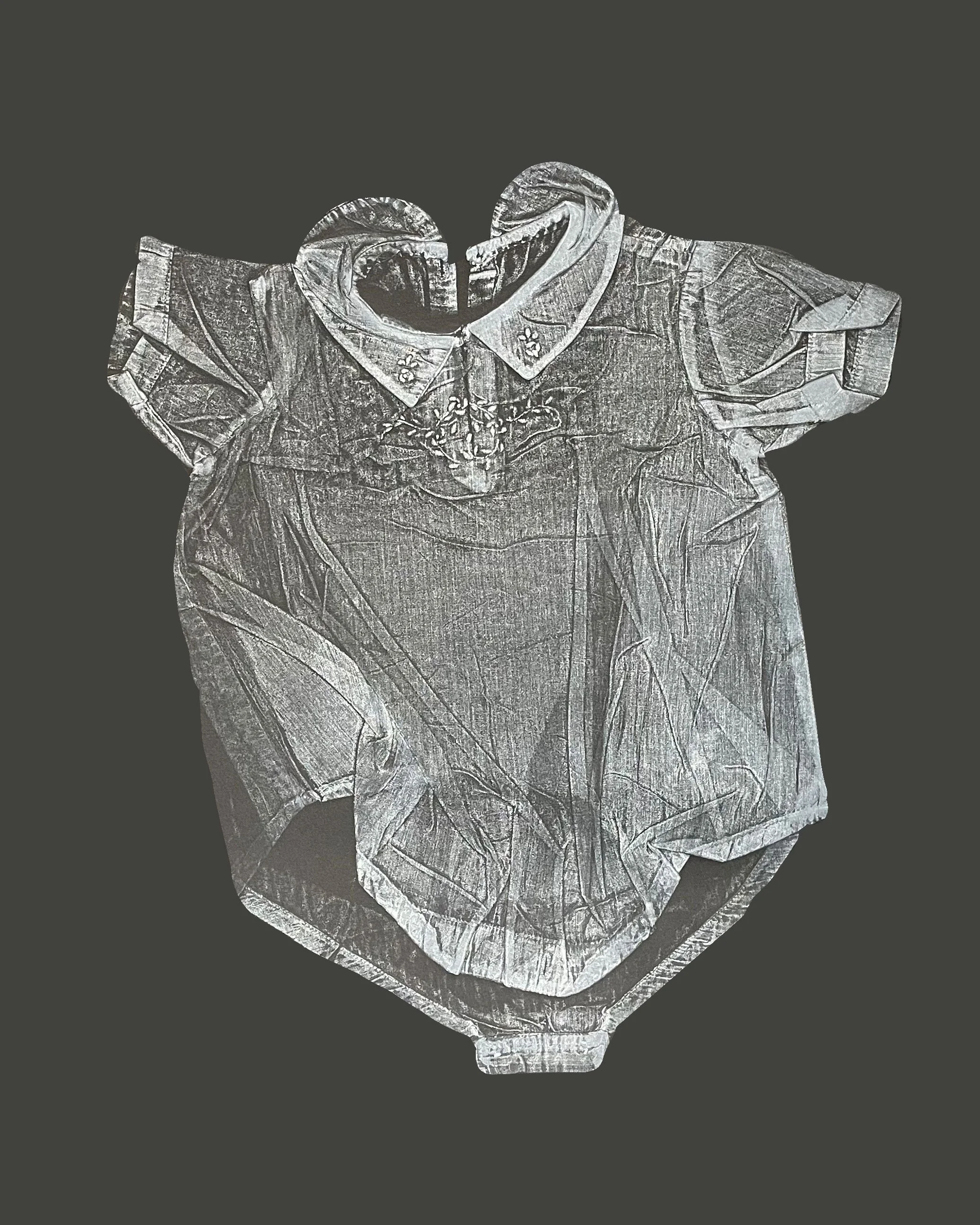 Emily Hawkins | George's Blessing Outfit, 2023 |  monotype on paper | 23.75 x 20.5 in. | $2,200