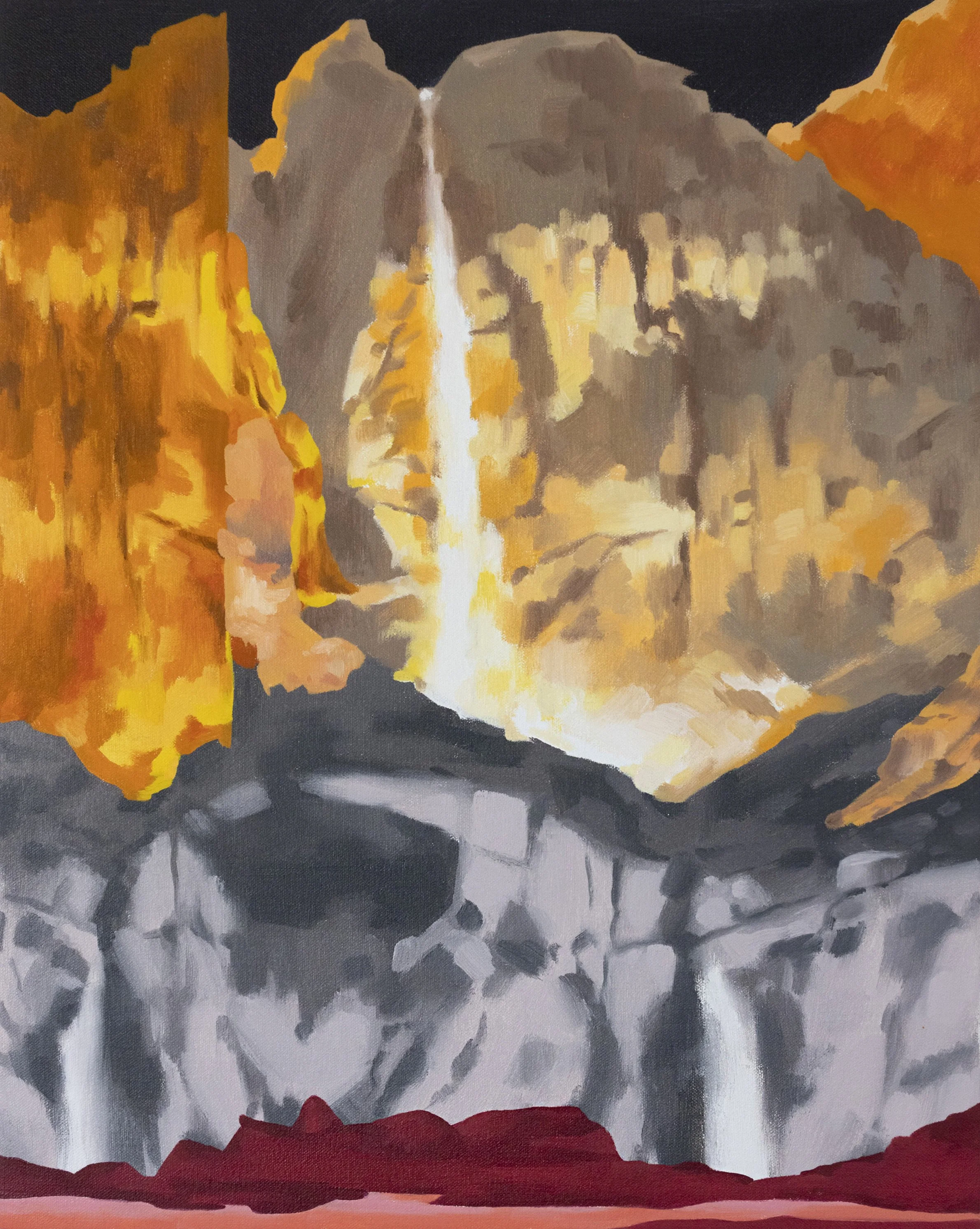 Jerrin Wagstaff, 'American Landscape: Exploration 12,' 2024, oil on canvas, 20 x 16 in., $2,400