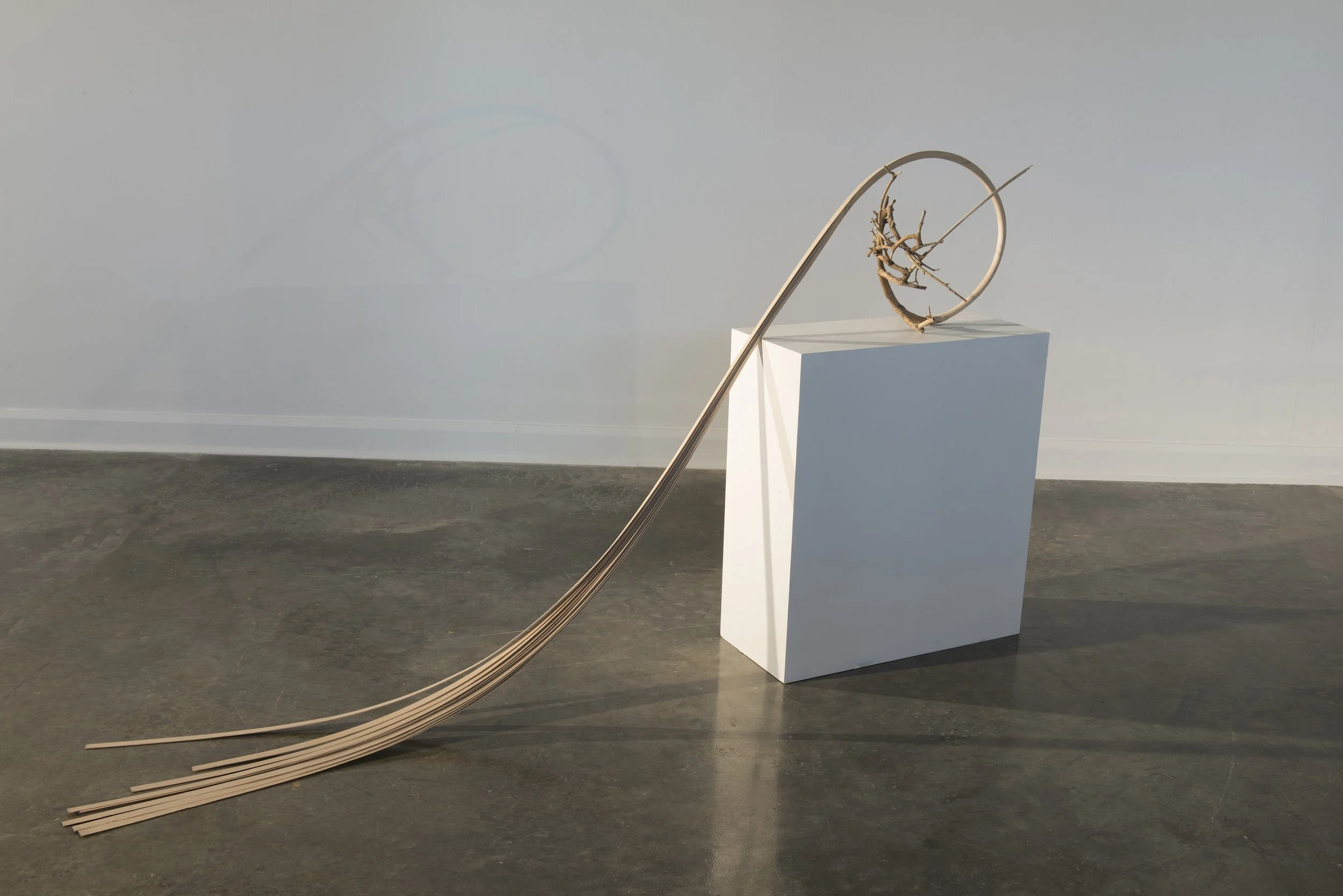 Jim Jacobs, 'Slip,' 2015, maple and mulberry wood, 46 x 110 x 14 in., $7,200