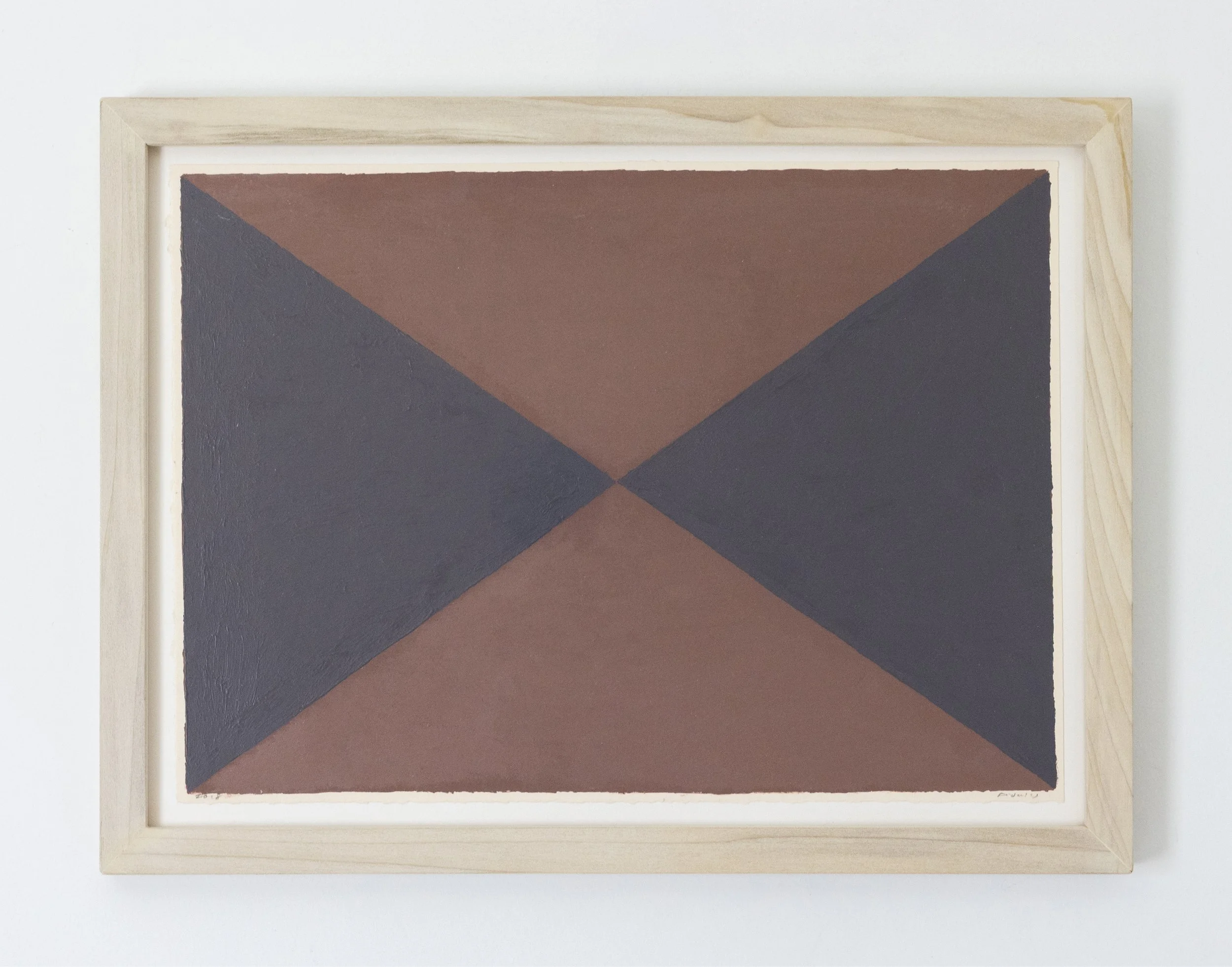 Fidalis Buehler | Signal Flag I, 2018 | oil on paper | 9.5 x 13.5 in. | $1,000