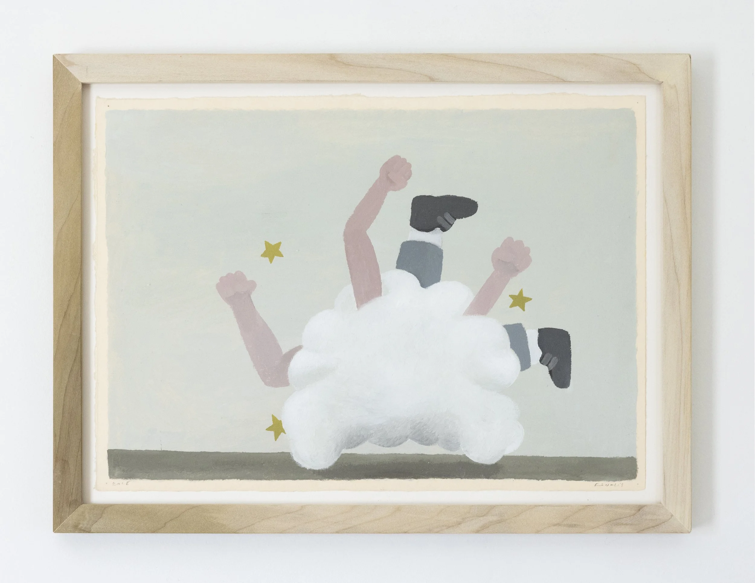 Fidalis Buehler | Scrap, 2018 | oil on paper | 9.5 x 13.5 in. | $1,000