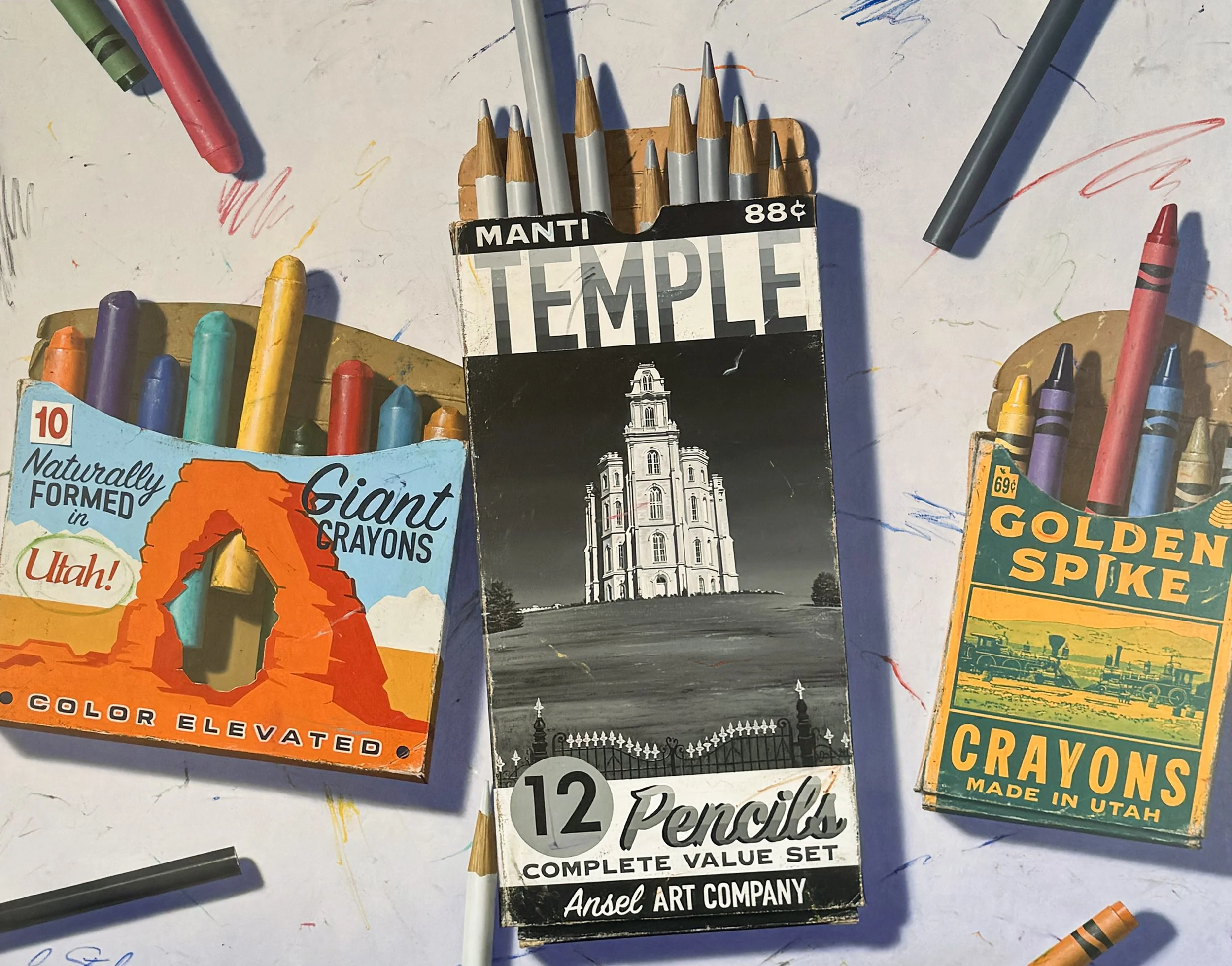 Ben Steele | Formed in Utah, 2026 | oil on canvas | 60 x 72 in. | $34,500