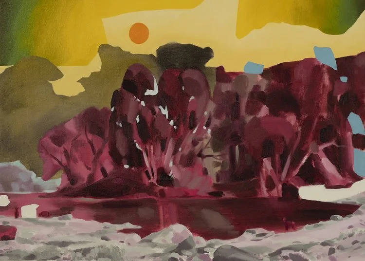 Jerrin Wagstaff, 'Ultrascape 4,' 2021, oil on canvas, 20 x 28 in., $3,500