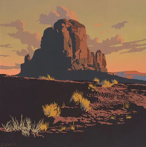 Billy Schenck | Utah Landscape #32, 2025 | oil on canvas | 30 x 30 in. | $22,000
