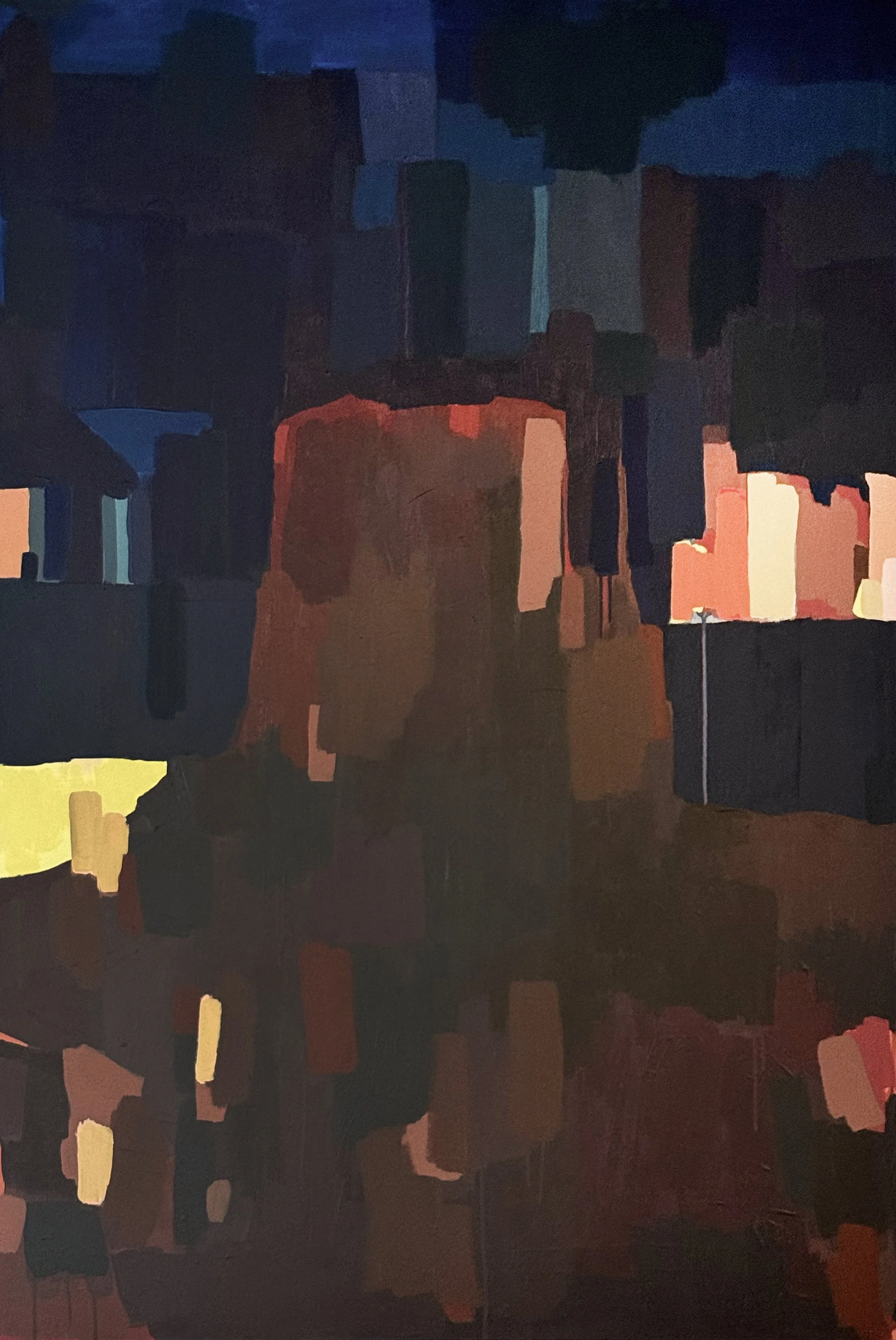 Ludivine Gérard | Monument No. 2, 2023-26 | acrylic on canvas | 60 × 40 in. | $5,500
