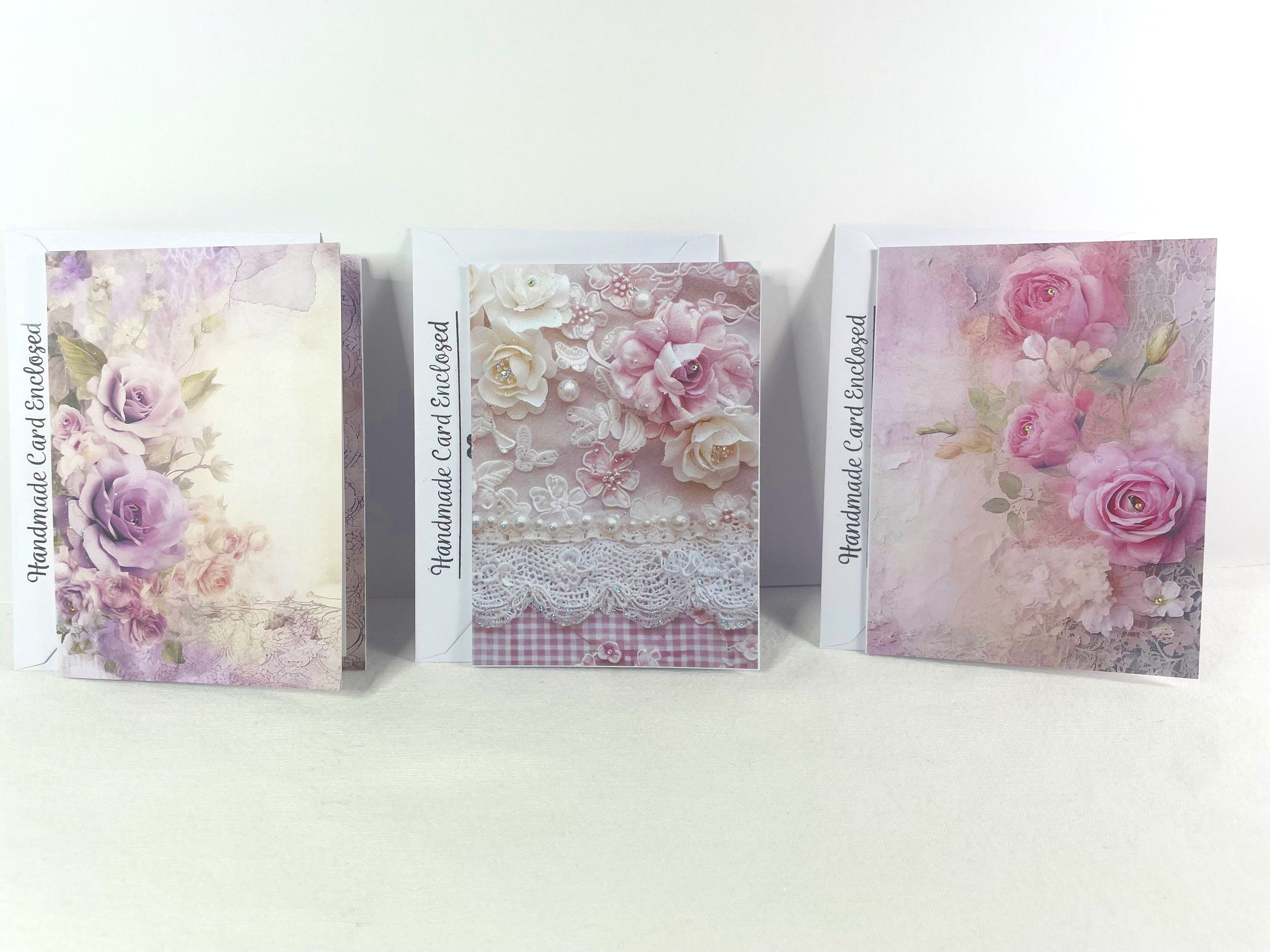 Elegant Vintage Rose Greeting Card
