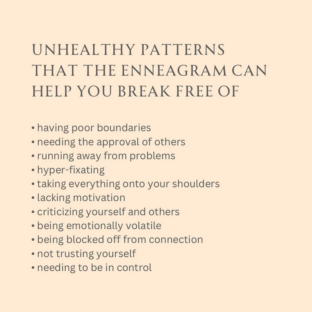 We all have frustrating behaviors, and understanding our innate motivations and fears unlocks a whole world of growth opportunities. The Enneagram is unique to any other personality modality in that it focuses on 𝒘𝒉𝒚 we do what we do, and in turn 