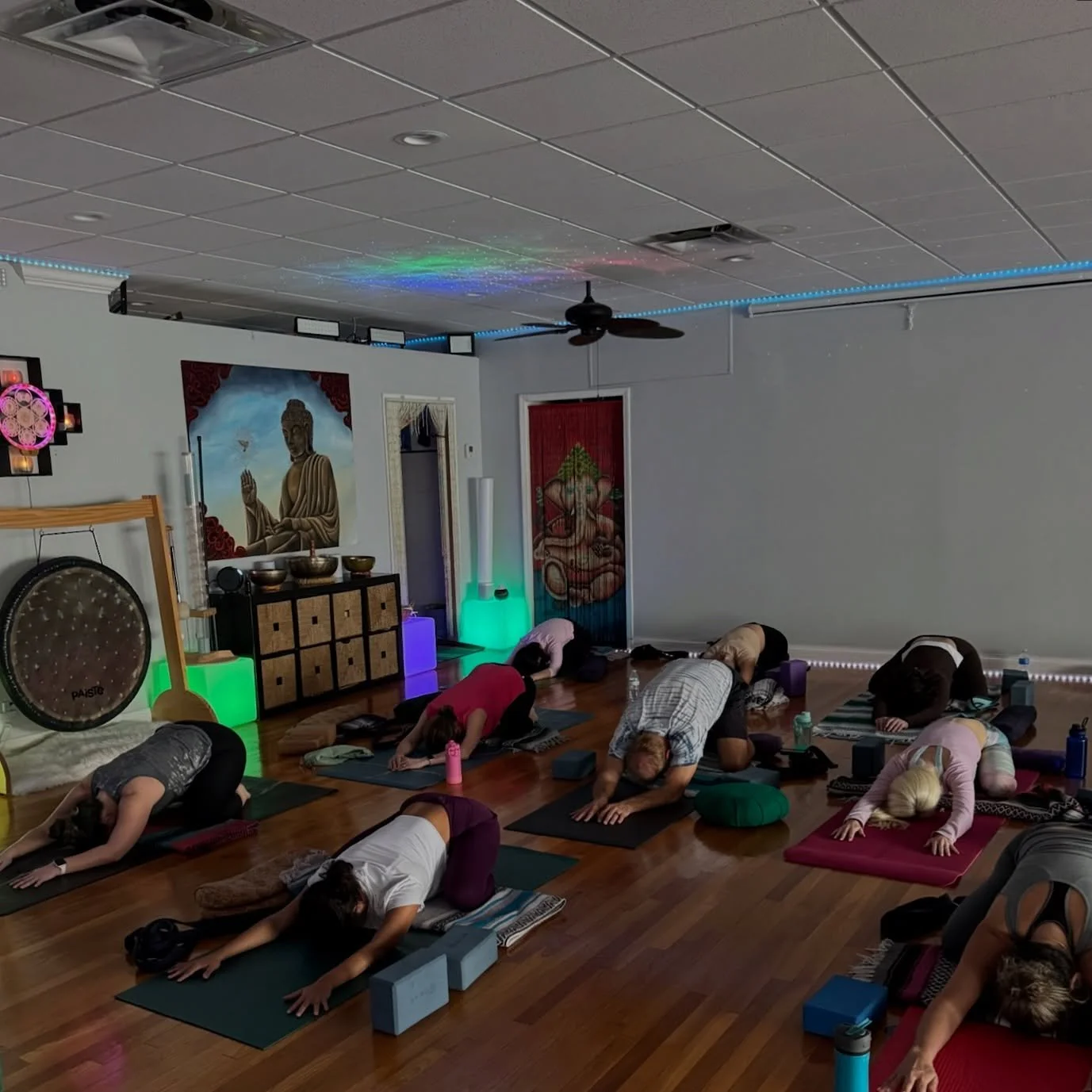 ✨ In stillness, we find our way home.

Child&rsquo;s Pose reminds us that rest is sacred, and surrender is strength. 🌿

At Bombay Room Yoga, each breath, each pause, each moment on the mat is an invitation to soften and return to yourself. 💙

#Mind