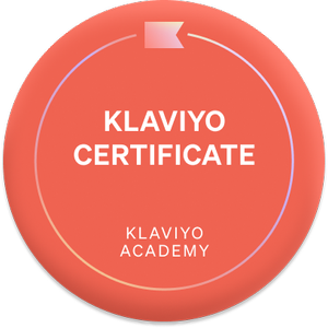 Klaviyo Certificate