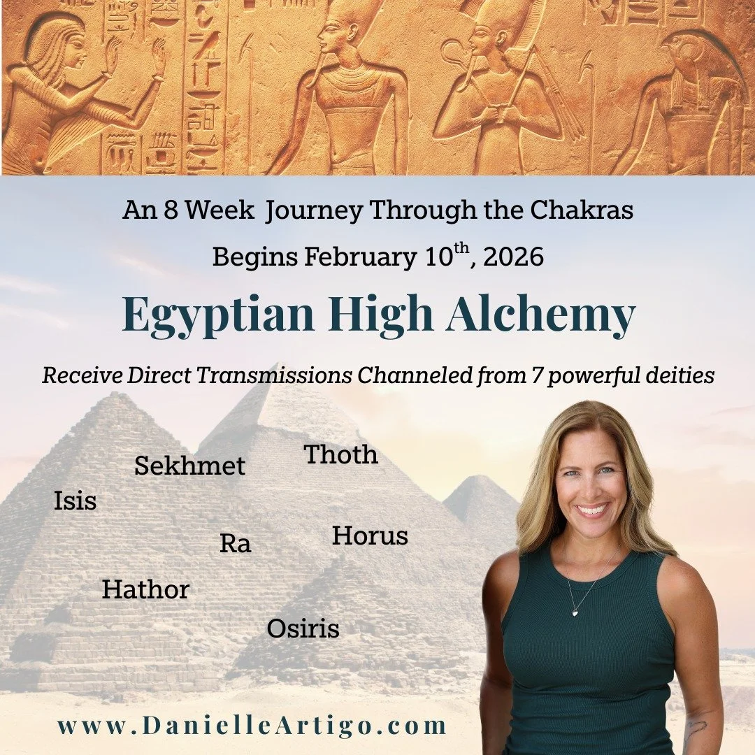Join me for an 8-week immersion in Egyptian spiritual technology! You'll receive direct transmissions channeled from seven powerful deities (Sekhmet, Hathor, Ra, Isis, Thoth, Horus, and Osiris) as you journey through the chakras&mdash;learning to rai