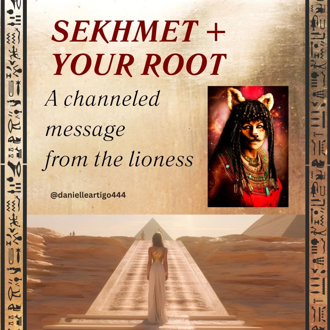 Some channeled wisdom from the lioness Goddess, Sekhmet. 

In the Egyptian High Alchemy class, we work with her in the root chakra.

If you feel her prowling in your system&mdash;restless, focused,
tired of old stories&mdash;you&rsquo;re not imaginin